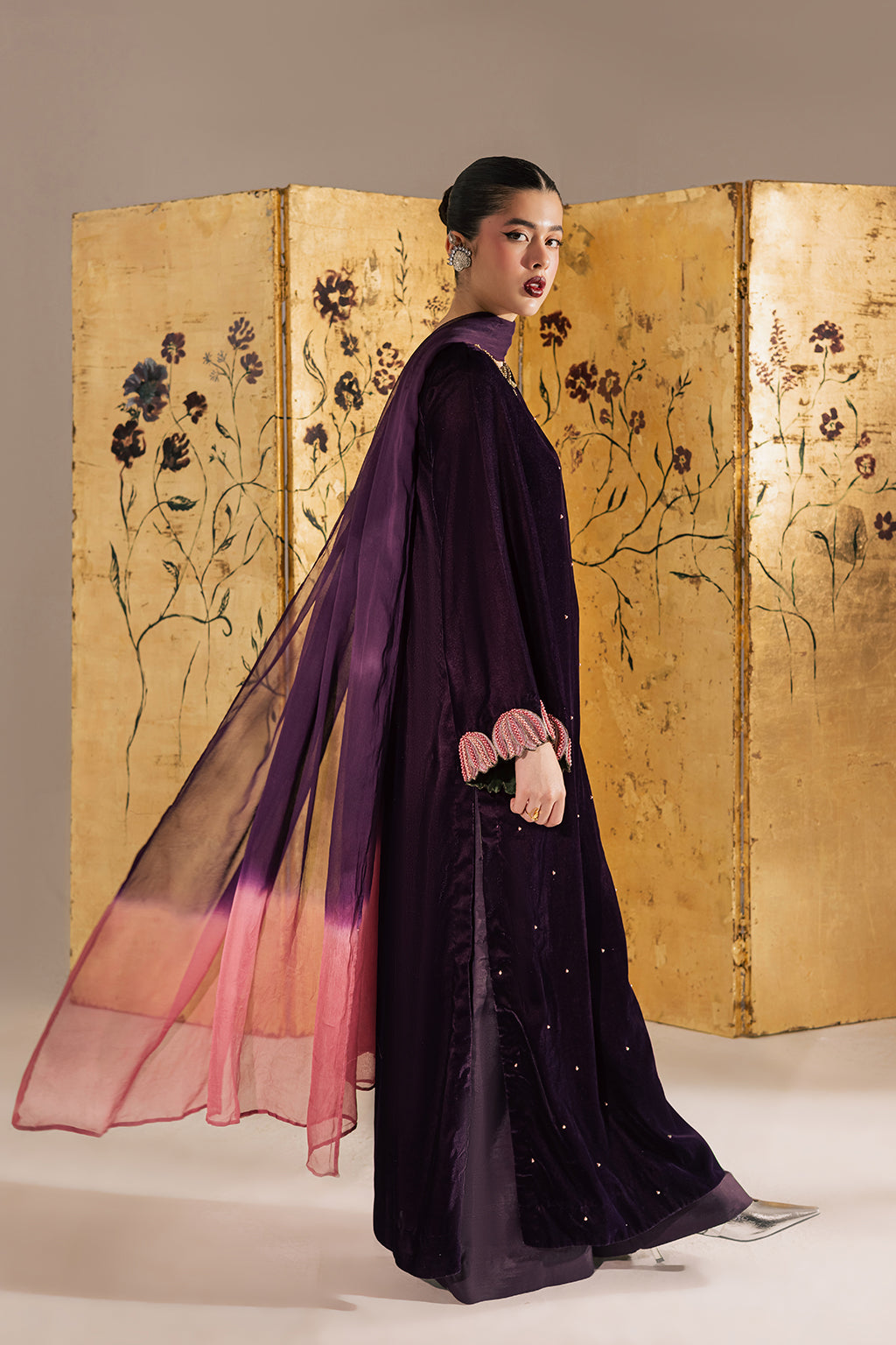 Vanya | Velvet Muse | KV-59 - by Libasekhas UK - Registered Vendor of : Vanya - 100% Original Designer Dress