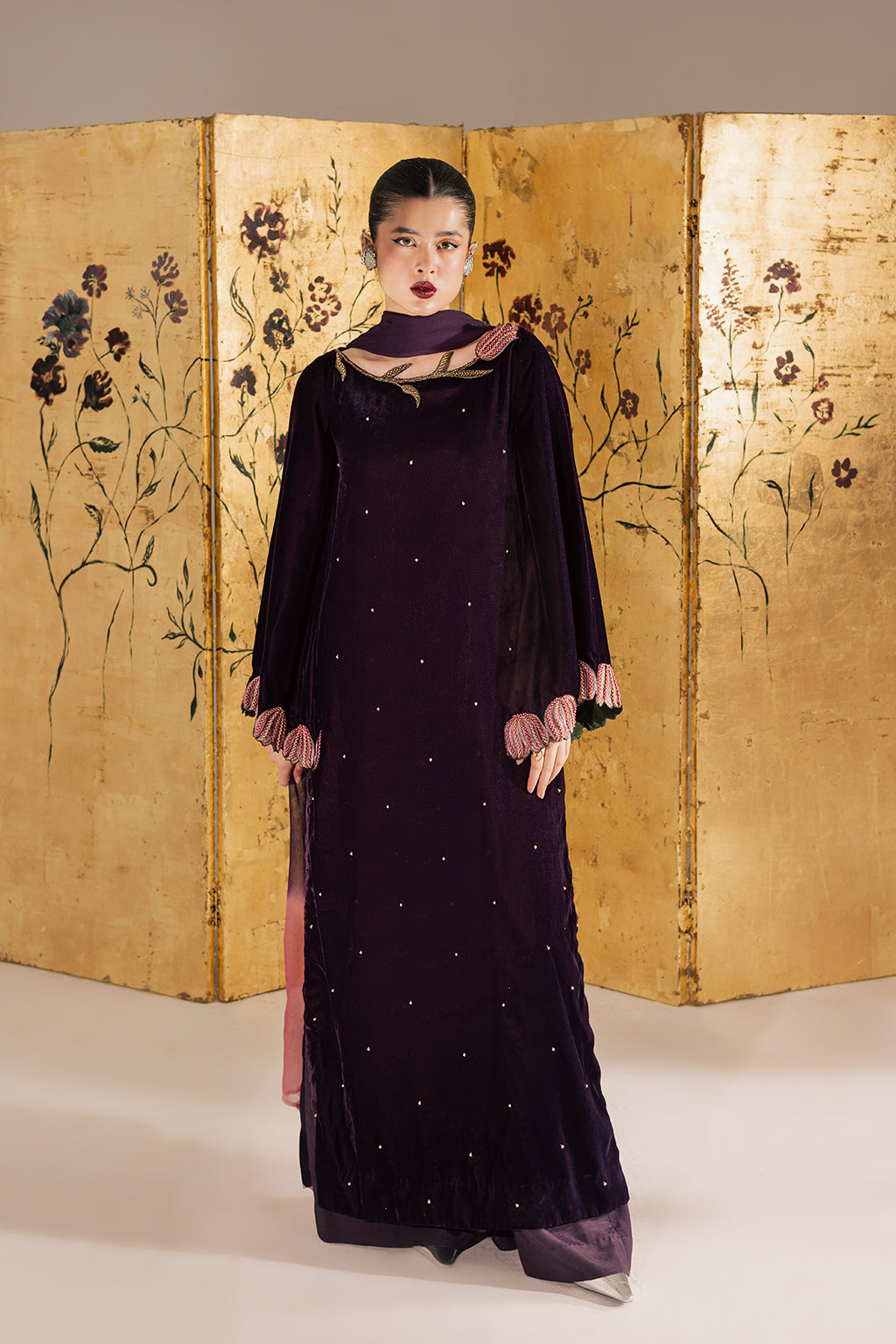 Vanya | Velvet Muse | KV-59 - by Libasekhas UK - Registered Vendor of : Vanya - 100% Original Designer Dress