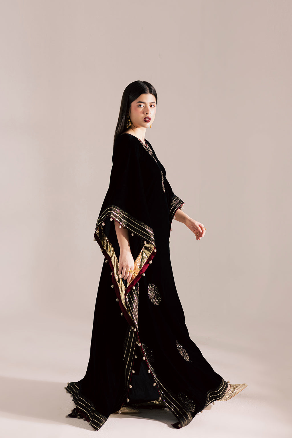 Vanya | Velvet Muse | KV-60 - by Libasekhas UK - Registered Vendor of : Vanya - 100% Original Designer Dress