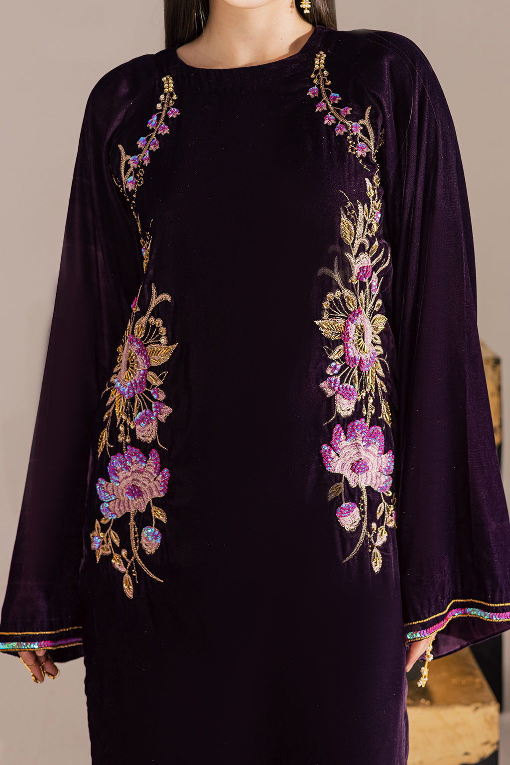 Vanya | Velvet Muse | KV-63 - by Libasekhas UK - Registered Vendor of : Vanya - 100% Original Designer Dress