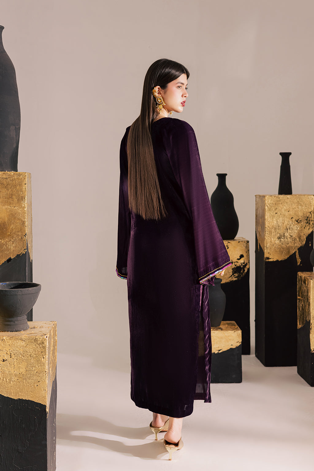 Vanya | Velvet Muse | KV-63 - by Libasekhas UK - Registered Vendor of : Vanya - 100% Original Designer Dress