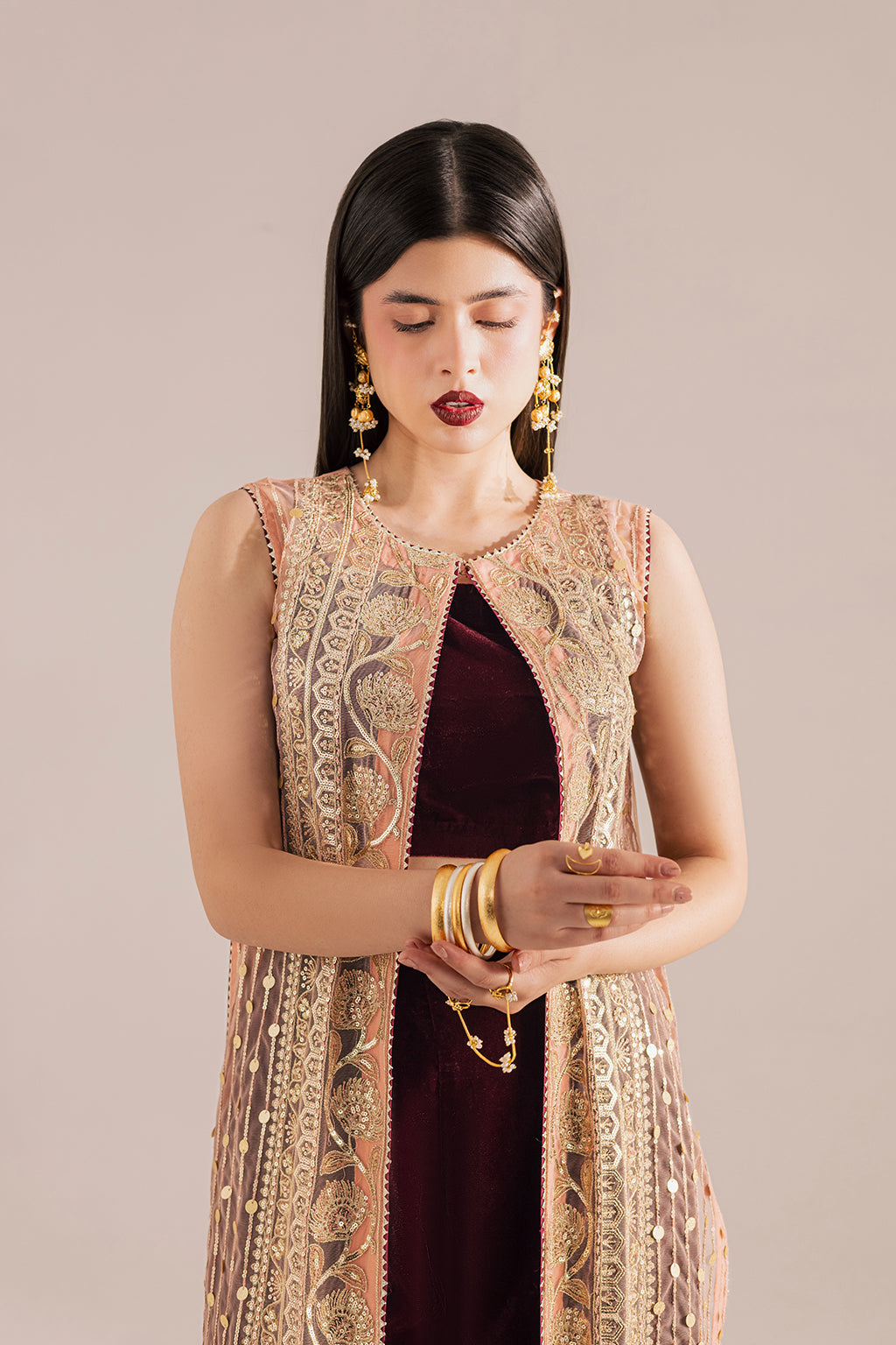 Vanya | Velvet Muse | KV-64 - by Libasekhas UK - Registered Vendor of : Vanya - 100% Original Designer Dress