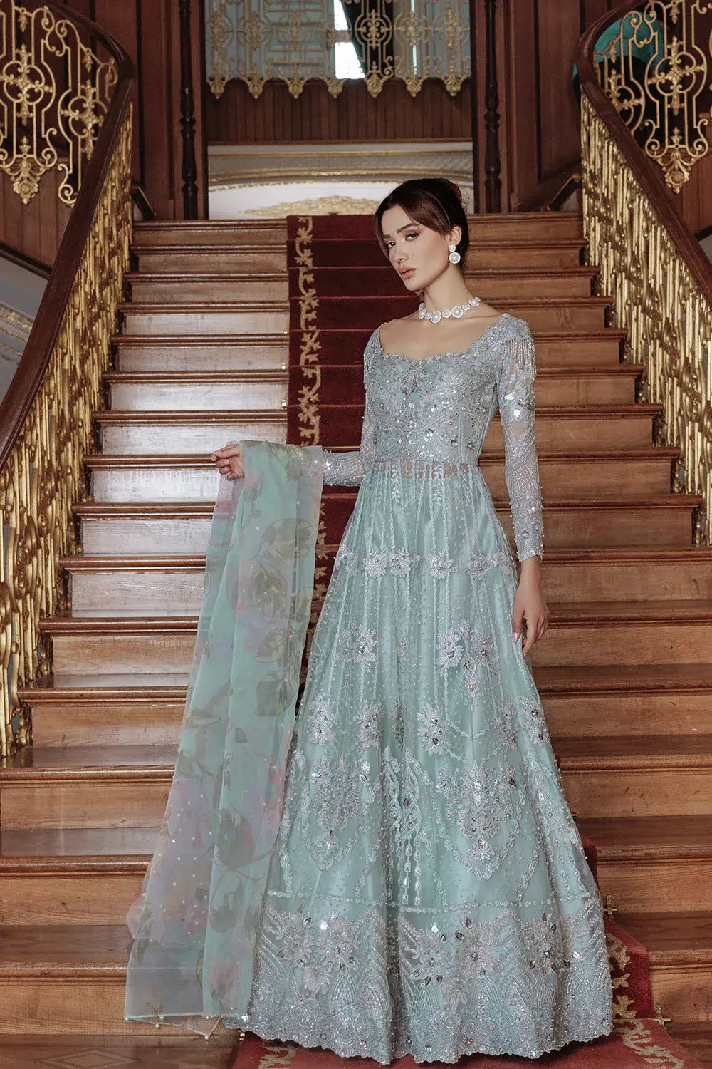 Saira Rizwan | Lumiere Festive 23 | SR-07 - by - Libasekhas UK - Registered Vendor of : Saira Rizwan - 100% Original Designer Dresss