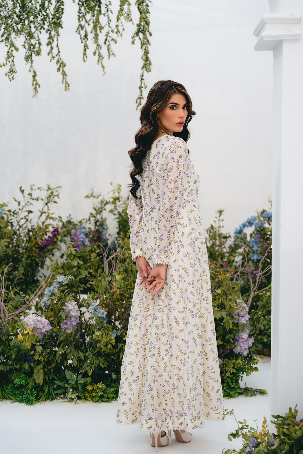 Vintage | Eid Edit 24 | Noor Anarkali - by - Libasekhas UK - Registered Vendor of : Vintage - 100% Original Designer Dresss