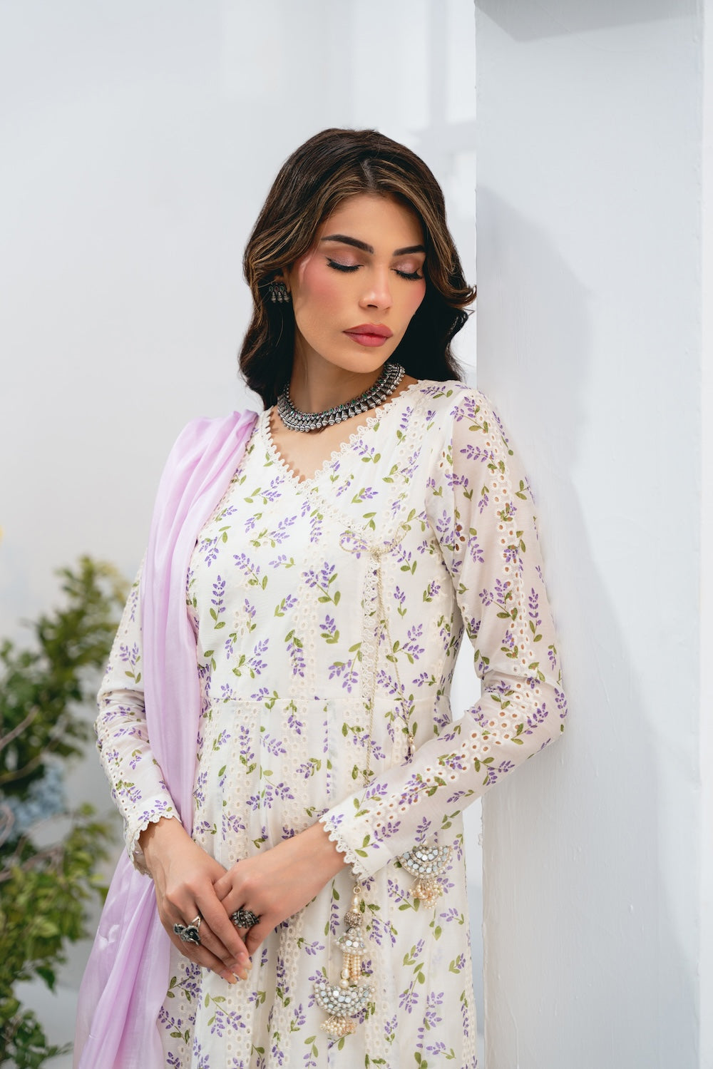 Vintage | Eid Edit 24 | Noor Anarkali - by - Libasekhas UK - Registered Vendor of : Vintage - 100% Original Designer Dresss