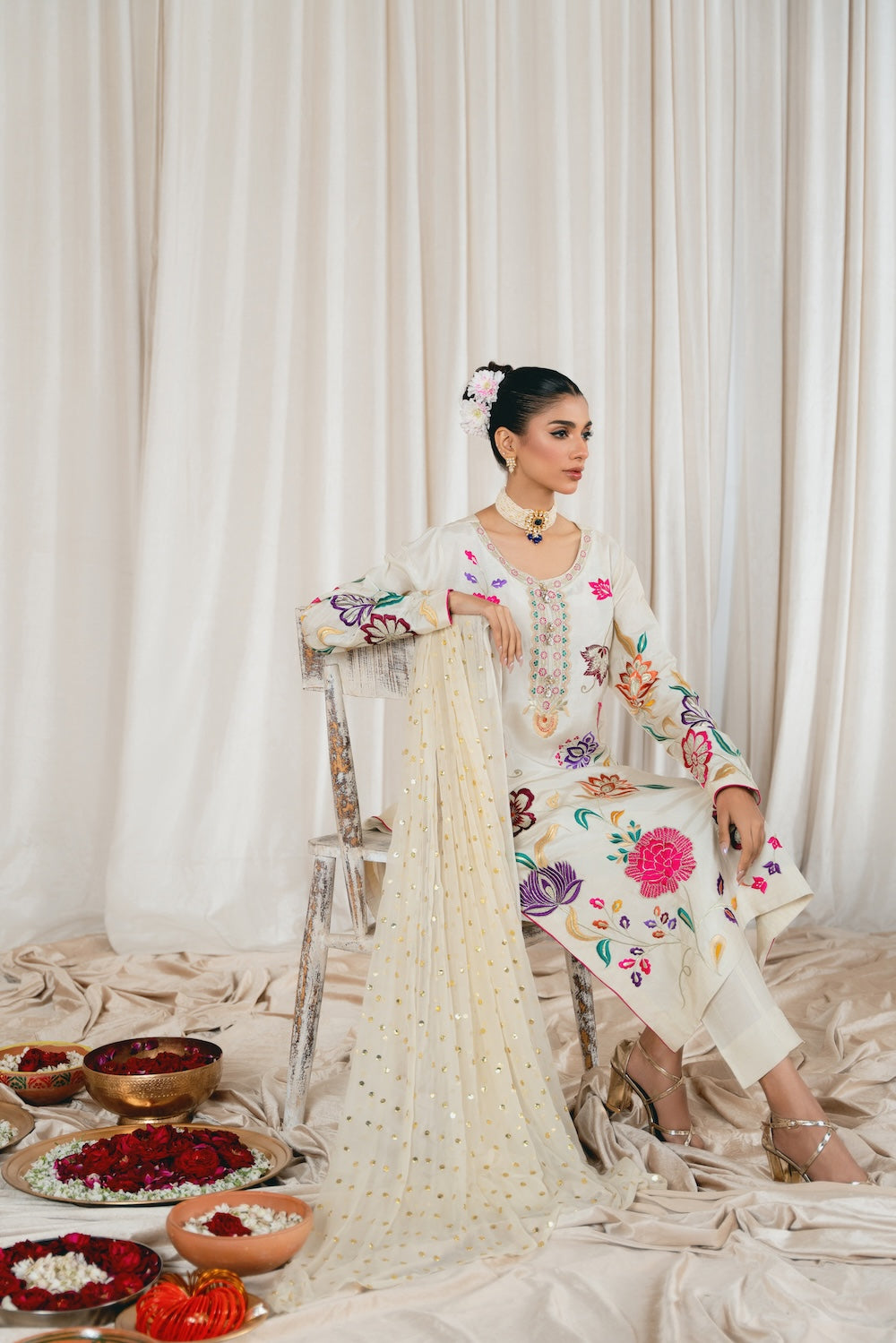 Vintage | Eid Edit 24 | Alisha - by - Libasekhas UK - Registered Vendor of : Vintage - 100% Original Designer Dresss