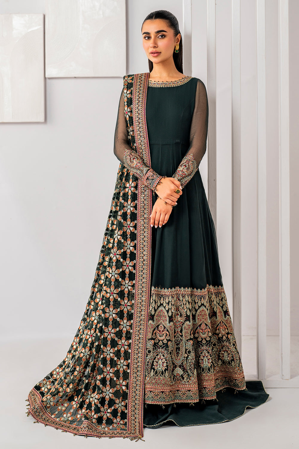Jazmin | Formals Collection | CHIFFON UC-3053 - by - Libasekhas UK - Registered Vendor of : Jazmin - 100% Original Designer Dresss