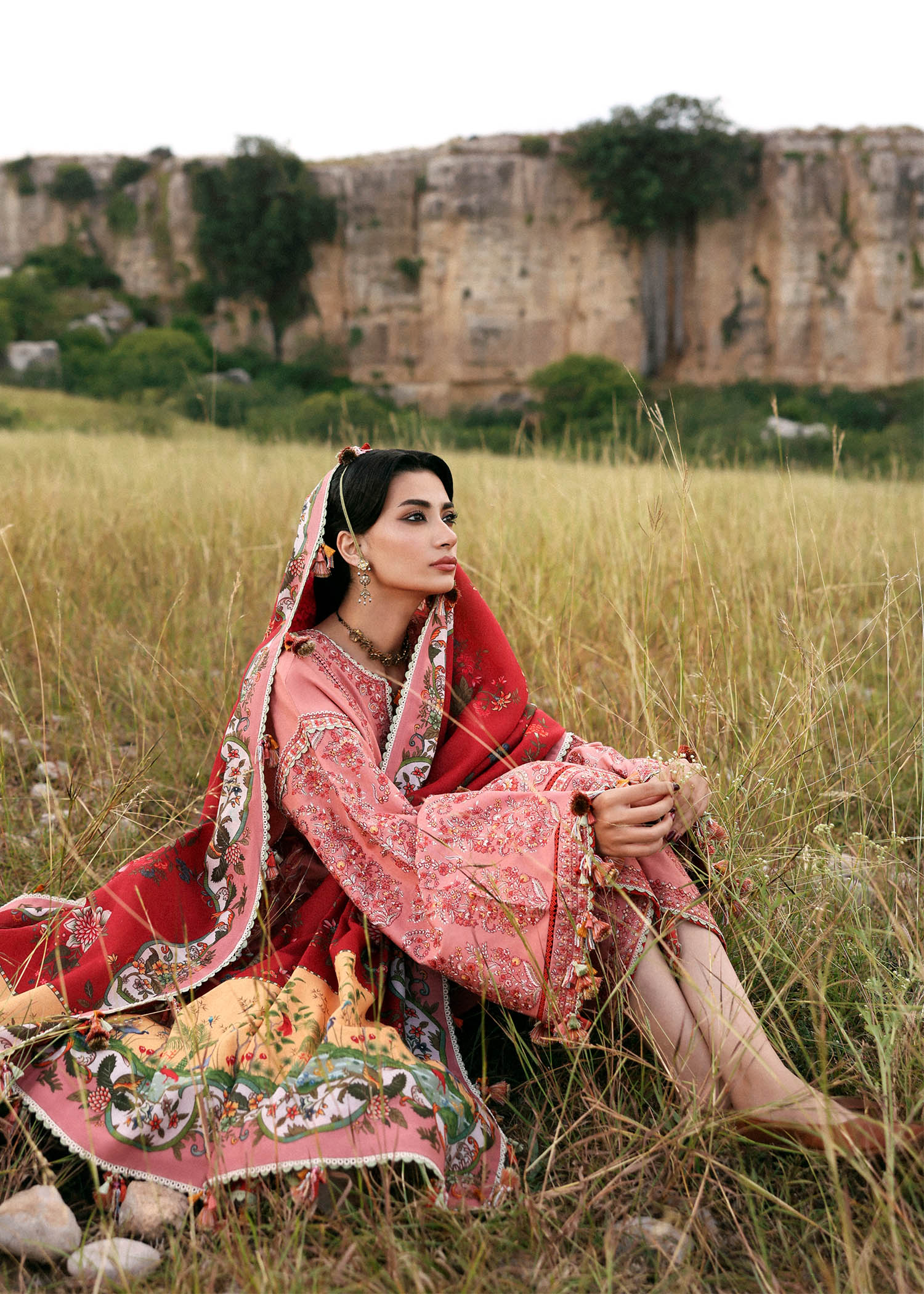 Hussain Rehar | Khaddar 25 | Mahpara - by Libasekhas UK - Registered Vendor of : Hussain Rehar - 100% Original Designer Dress