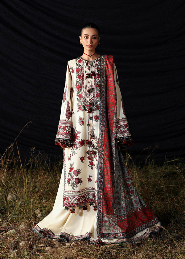 Hussain Rehar | Khaddar 25 | Gulban - by Libasekhas UK - Registered Vendor of : Hussain Rehar - 100% Original Designer Dress