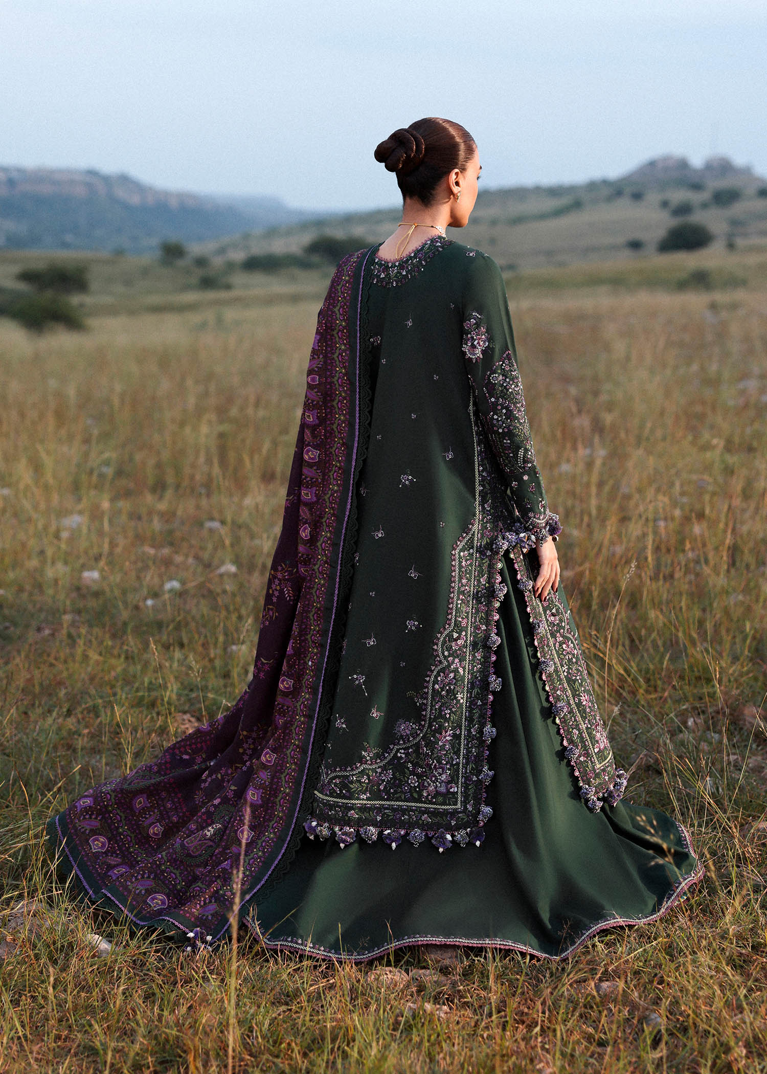 Hussain Rehar | Khaddar 25 | Gulbasi - by Libasekhas UK - Registered Vendor of : Hussain Rehar - 100% Original Designer Dress