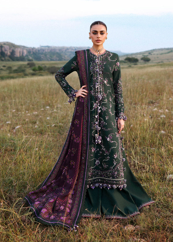 Hussain Rehar | Khaddar 25 | Gulbasi - by Libasekhas UK - Registered Vendor of : Hussain Rehar - 100% Original Designer Dress