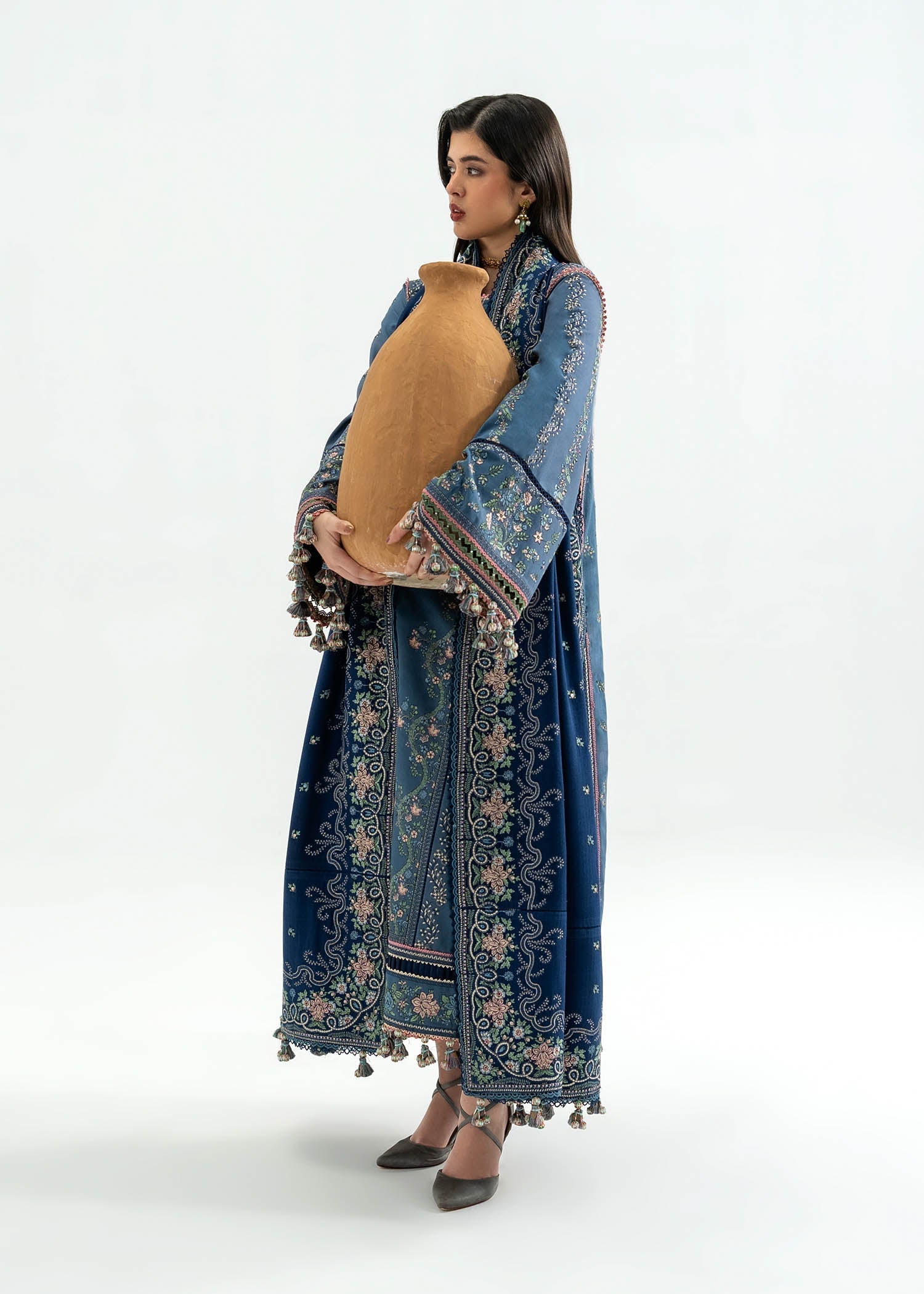 Hussain Rehar | Khaddar 25 | Saya - by Libasekhas UK - Registered Vendor of : Hussain Rehar - 100% Original Designer Dress