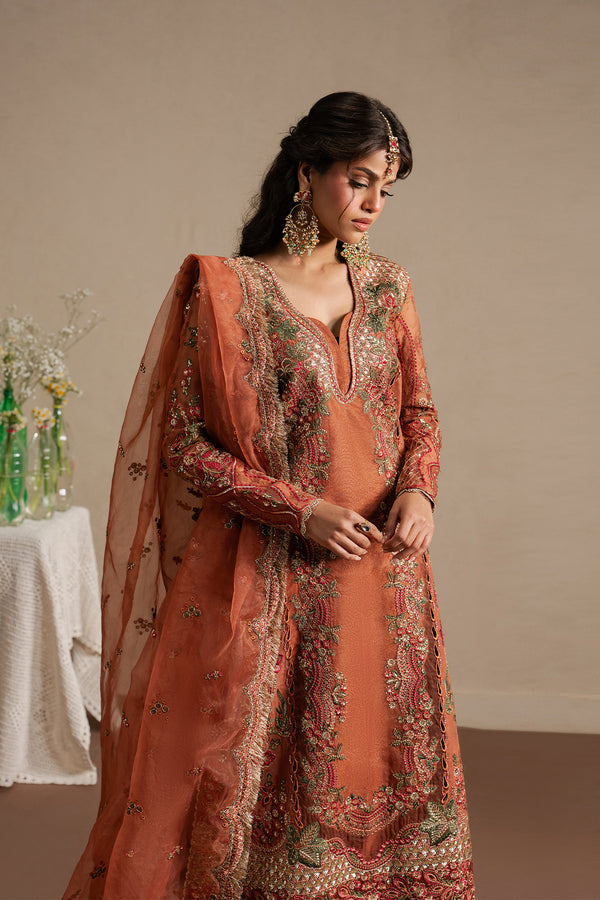 Ayzel | Qurbat Silk Festive 26 | Sahaara - by Libasekhas UK - Registered Vendor of : Ayzel - 100% Original Designer Dress