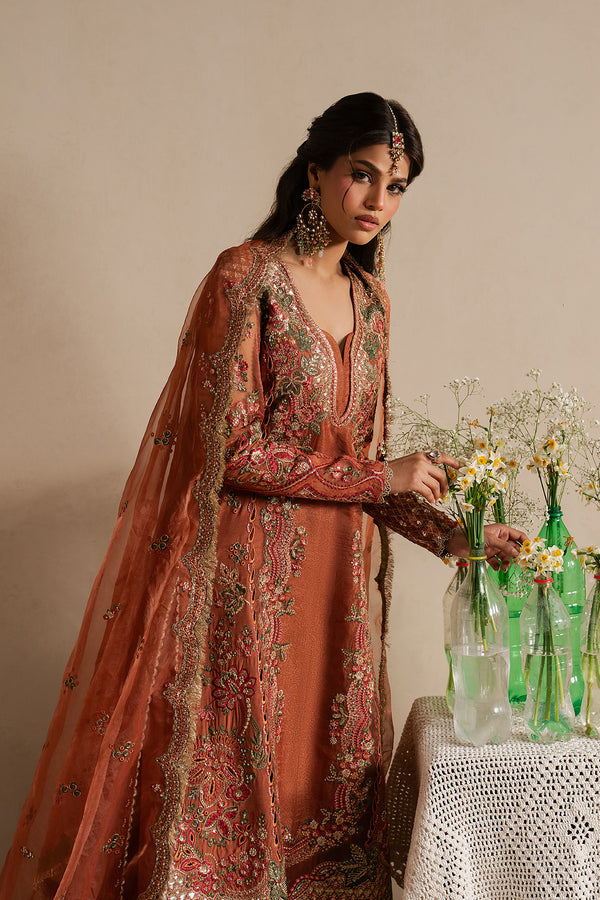 Ayzel | Qurbat Silk Festive 26 | Sahaara - by Libasekhas UK - Registered Vendor of : Ayzel - 100% Original Designer Dress