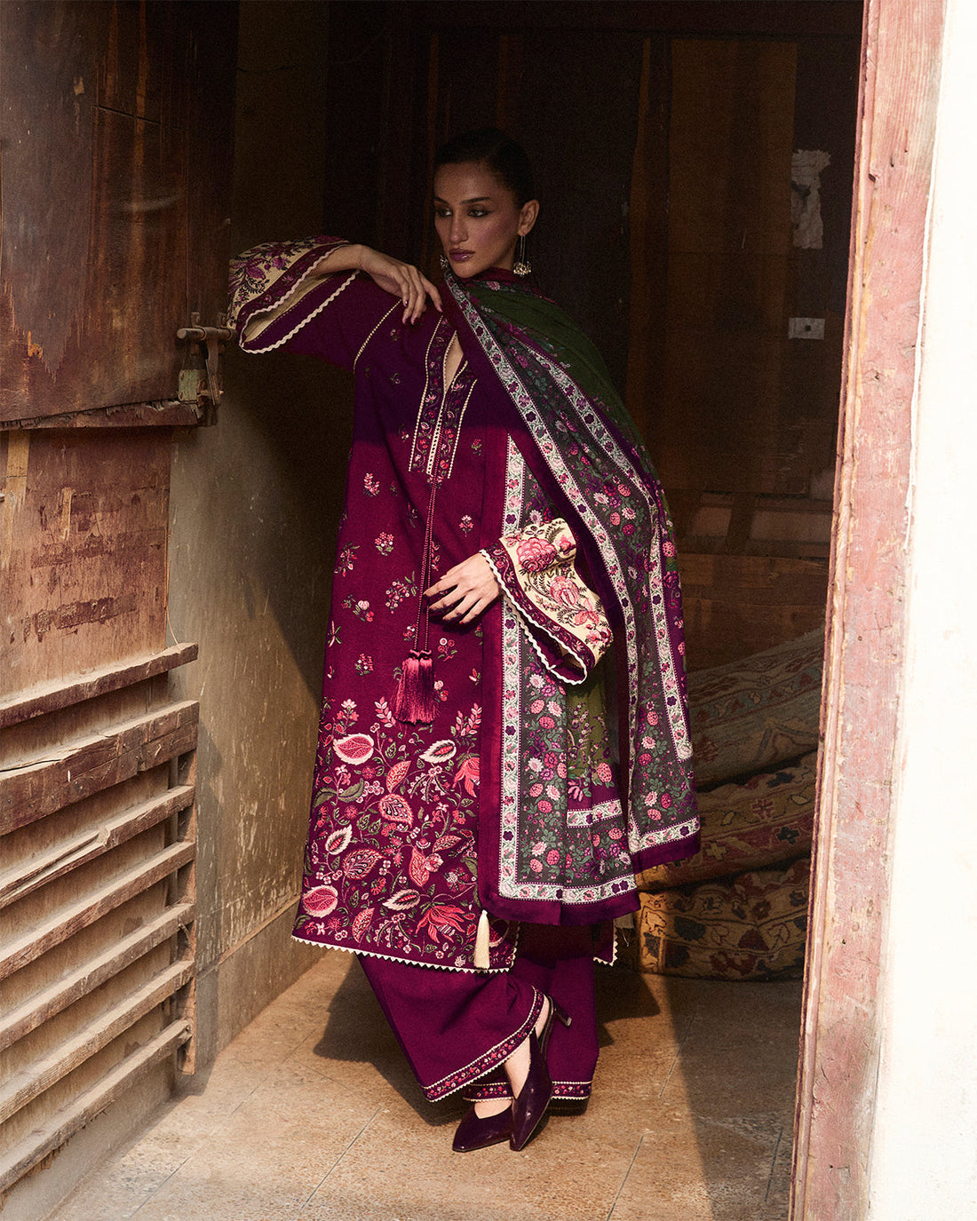 Jugnu | Karandi 25 | Tiran - by Libasekhas UK - Registered Vendor of : Jugnu - 100% Original Designer Dress