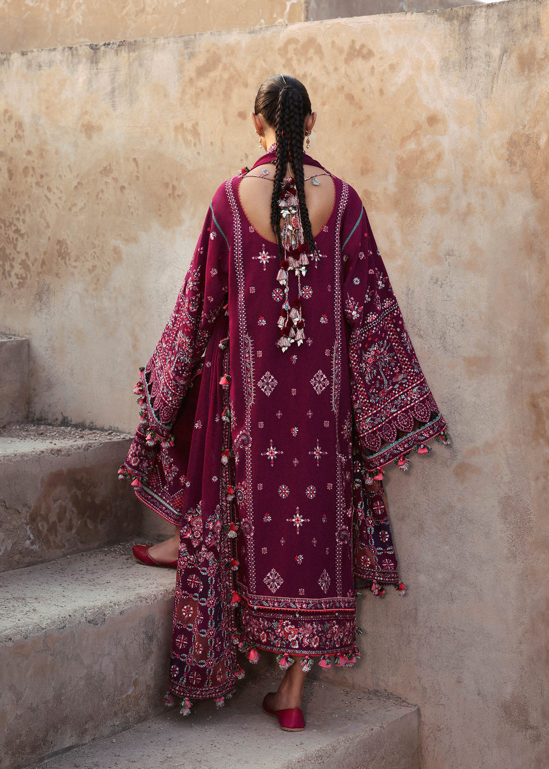 Hussain Rehar | Karandi 25 | Nargis - by Libasekhas UK - Registered Vendor of : Hussain Rehar - 100% Original Designer Dress