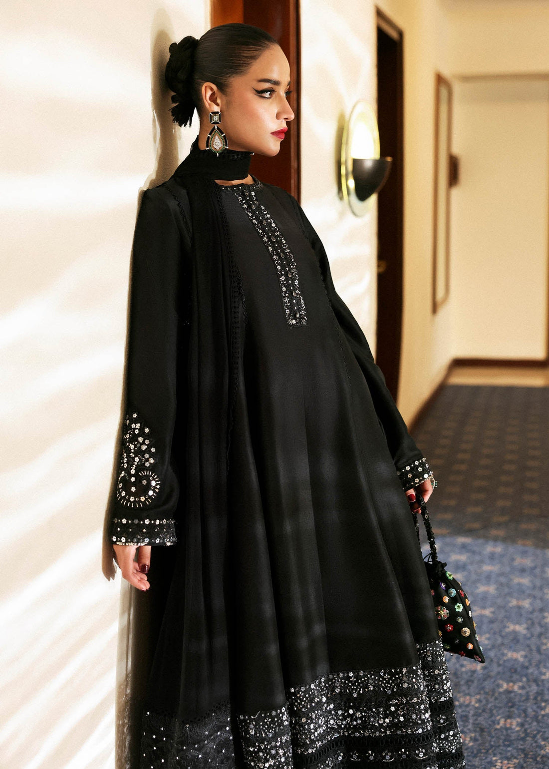 Hussain Rehar I The Scent Luxury Pret 25 I Noer - by Libasekhas UK - Registered Vendor of : Hussain Rehar - 100% Original Designer Dress