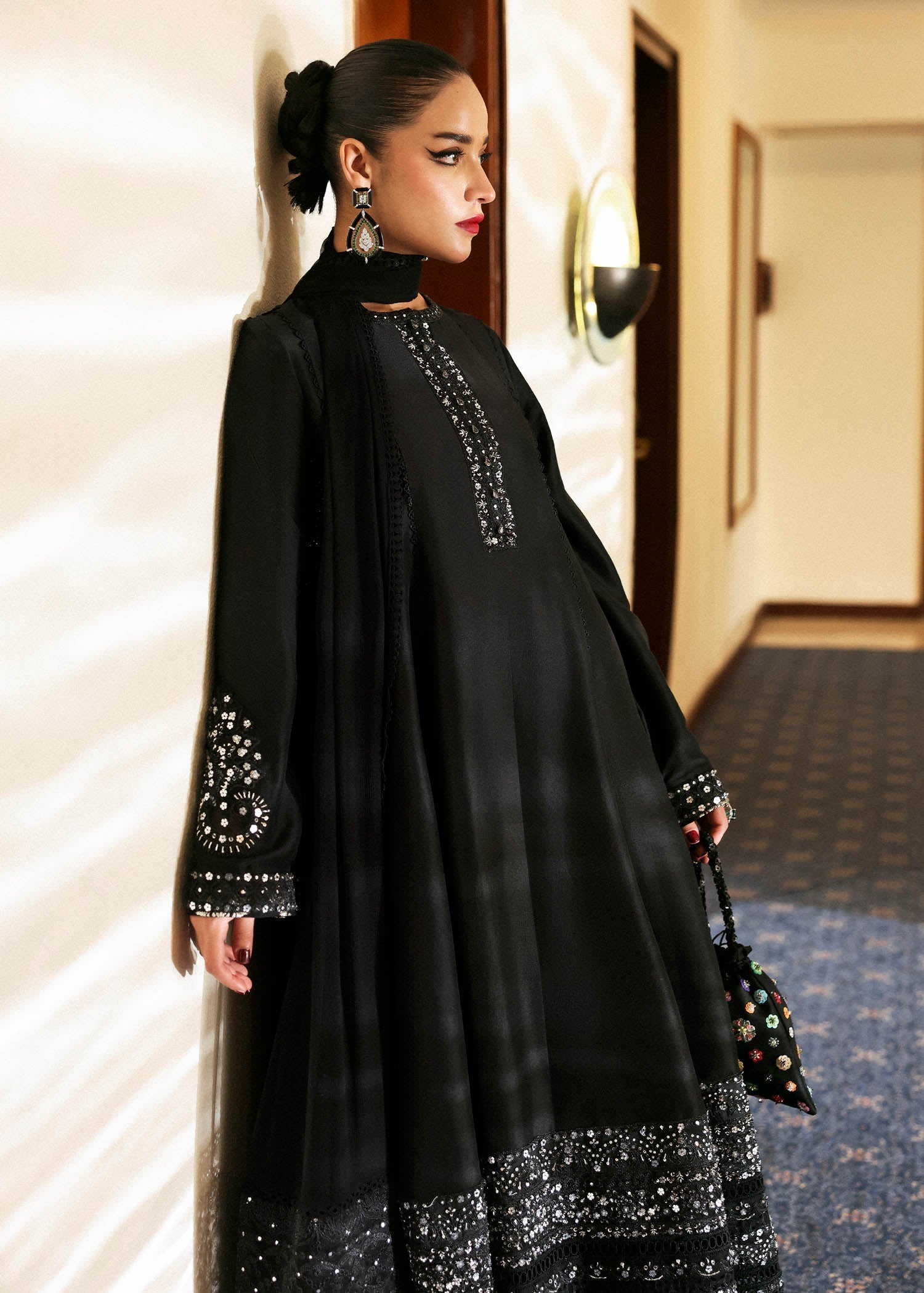 Hussain Rehar I The Scent Luxury Pret 25 I Noer - by Libasekhas UK - Registered Vendor of : Hussain Rehar - 100% Original Designer Dress