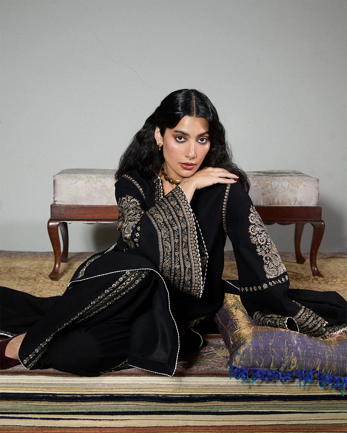 Jugnu | Karandi 25 | Tila - by Libasekhas UK - Registered Vendor of : Jugnu - 100% Original Designer Dress