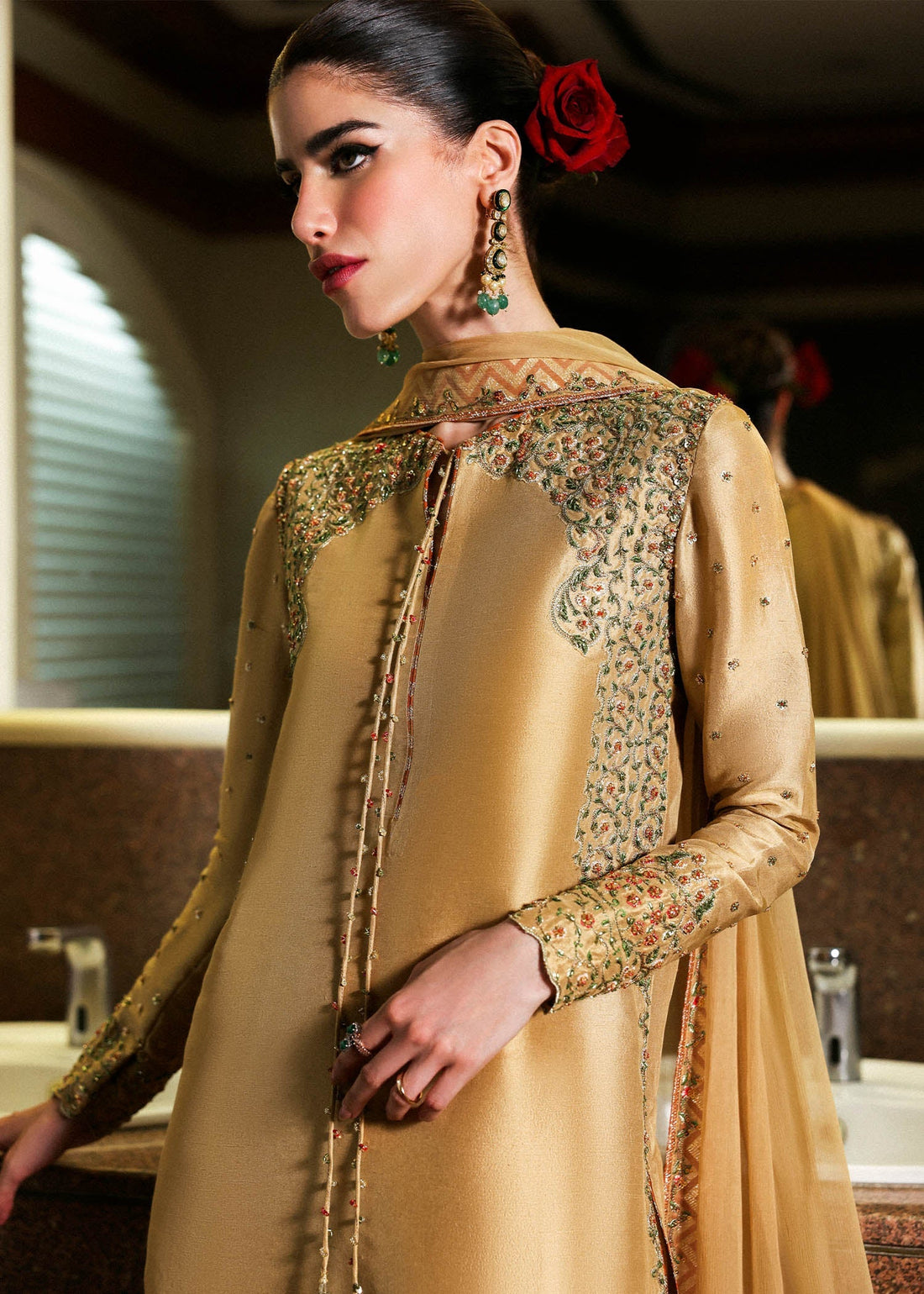 Hussain Rehar I The Scent Luxury Pret 25 I Delune - by Libasekhas UK - Registered Vendor of : Hussain Rehar - 100% Original Designer Dress