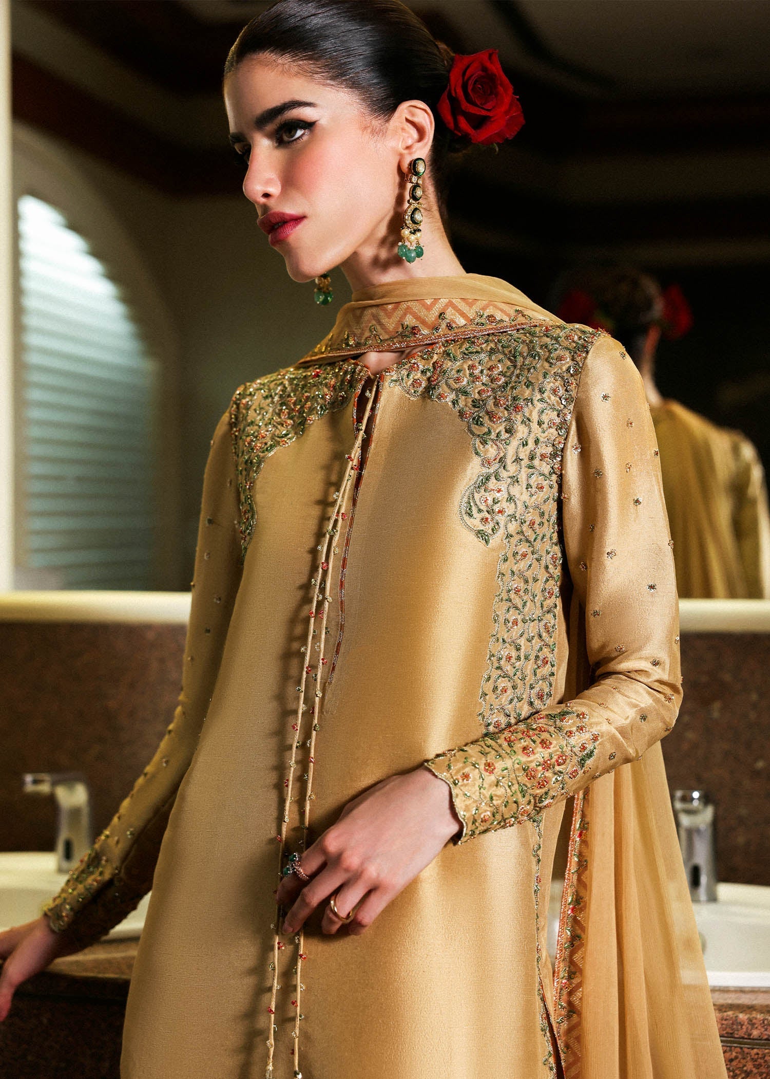 Hussain Rehar I The Scent Luxury Pret 25 I Delune - by Libasekhas UK - Registered Vendor of : Hussain Rehar - 100% Original Designer Dress