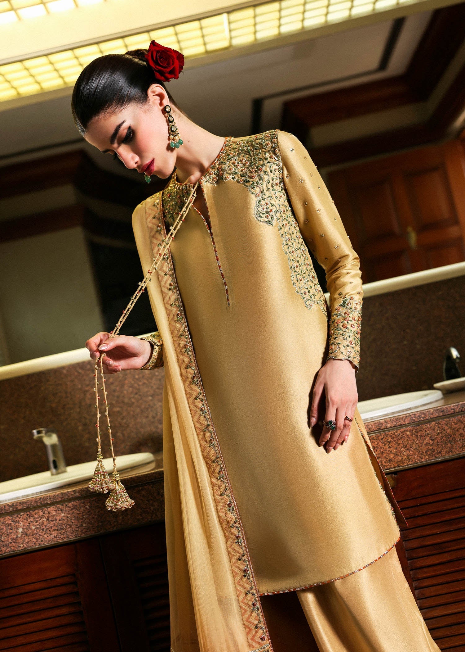 Hussain Rehar I The Scent Luxury Pret 25 I Delune - by Libasekhas UK - Registered Vendor of : Hussain Rehar - 100% Original Designer Dress
