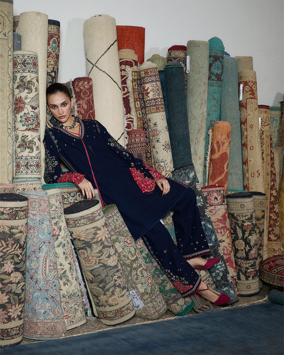 Jugnu | Karandi 25 | Firo - by Libasekhas UK - Registered Vendor of : Jugnu - 100% Original Designer Dress