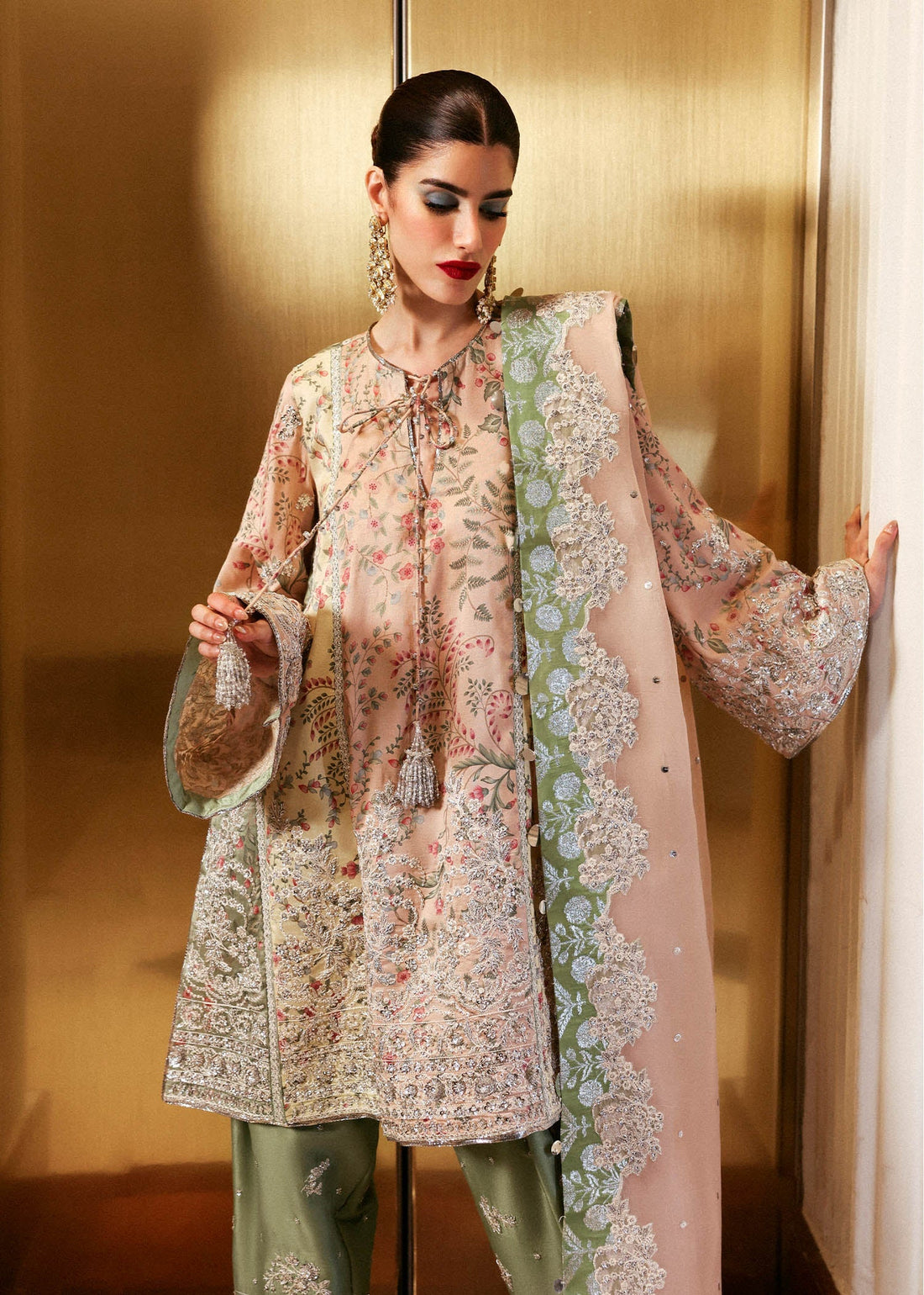 Hussain Rehar I The Scent Luxury Pret 25 I Reve - by Libasekhas UK - Registered Vendor of : Hussain Rehar - 100% Original Designer Dress