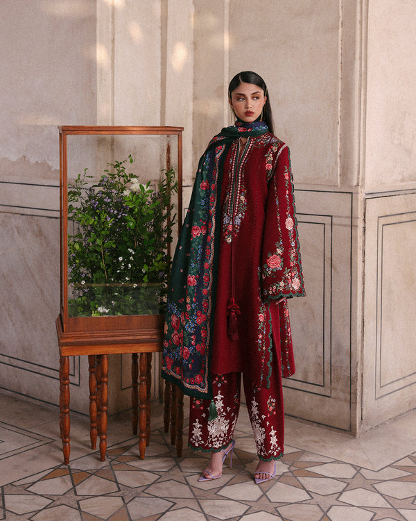 Jugnu | Khaddar 25 | Gulshan - by Libasekhas UK - Registered Vendor of : Jugnu - 100% Original Designer Dress