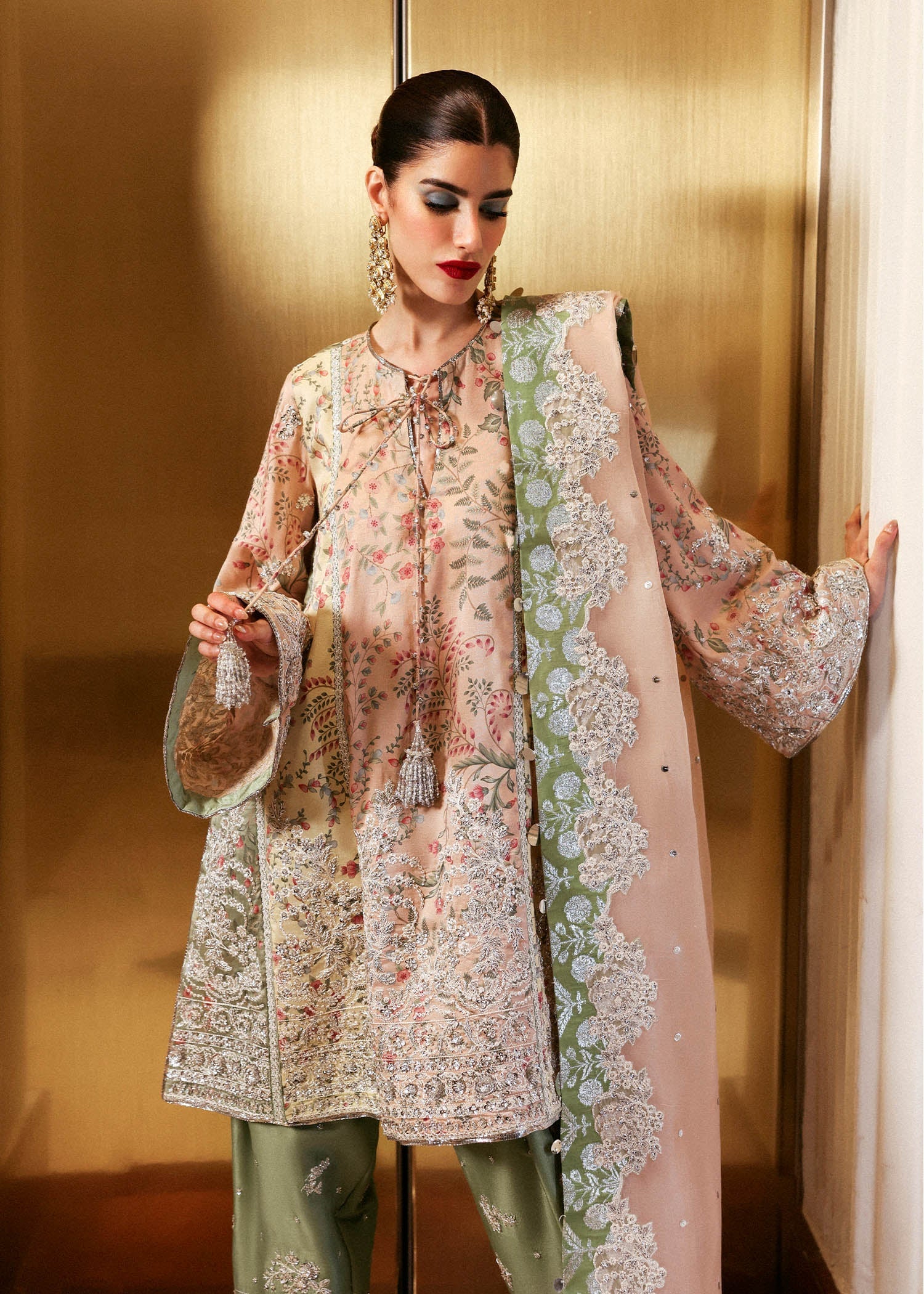 Hussain Rehar I The Scent Luxury Pret 25 I Reve - by Libasekhas UK - Registered Vendor of : Hussain Rehar - 100% Original Designer Dress