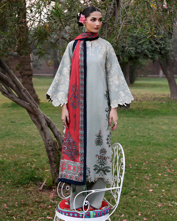 Jugnu | Khaddar 25 | Heran - by Libasekhas UK - Registered Vendor of : Jugnu - 100% Original Designer Dress