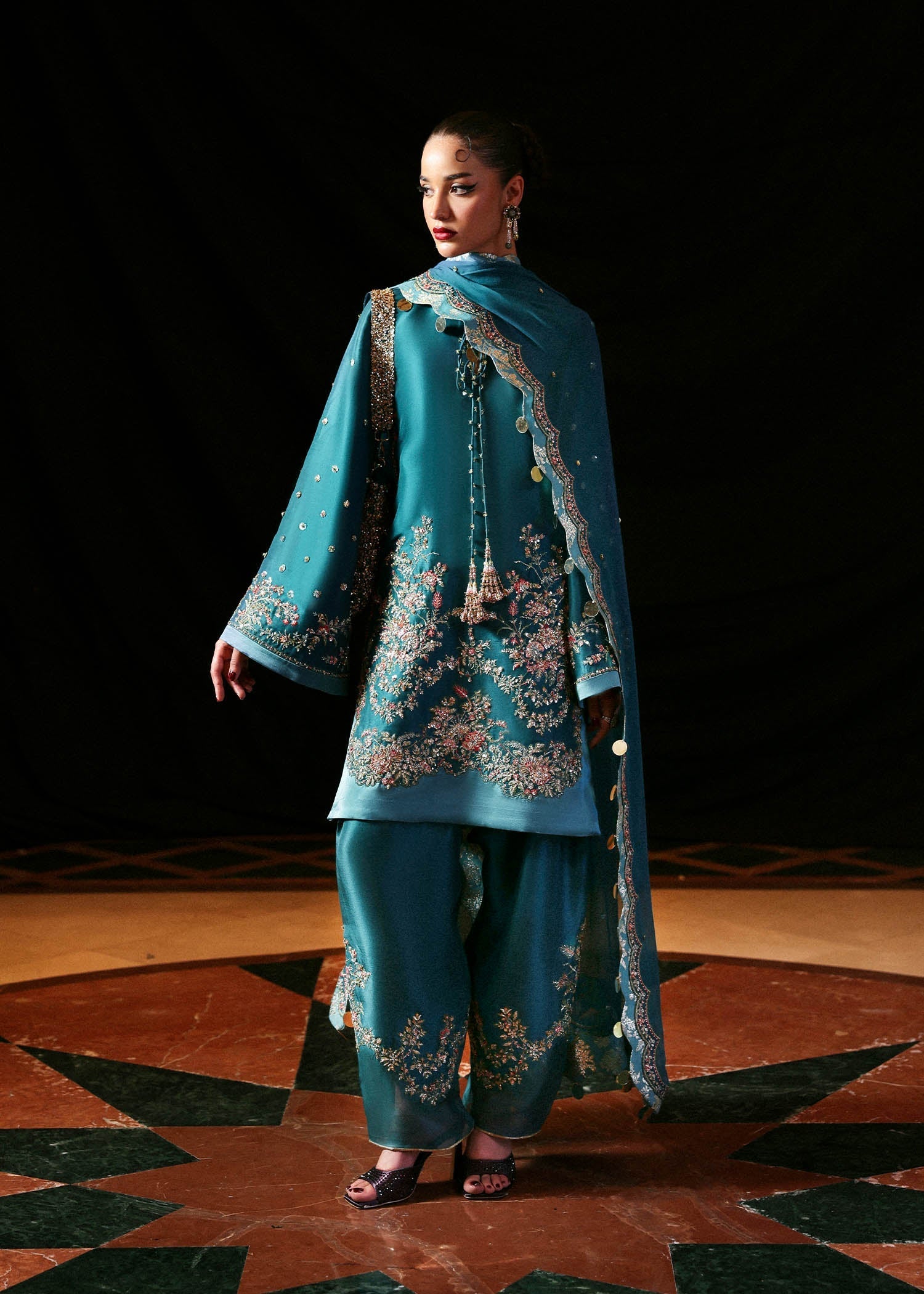 Hussain Rehar I The Scent Luxury Pret 25 I Verta - by Libasekhas UK - Registered Vendor of : Hussain Rehar - 100% Original Designer Dress