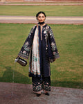 Jugnu | Khaddar 25 | Navi - by Libasekhas UK - Registered Vendor of : Jugnu - 100% Original Designer Dress