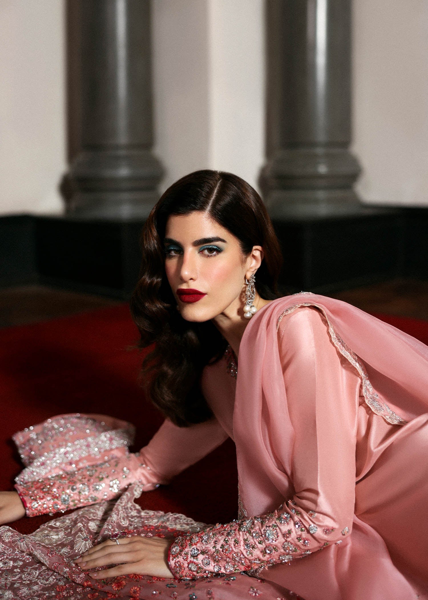 Hussain Rehar I The Scent Luxury Pret 25 I Evara - by Libasekhas UK - Registered Vendor of : Hussain Rehar - 100% Original Designer Dress