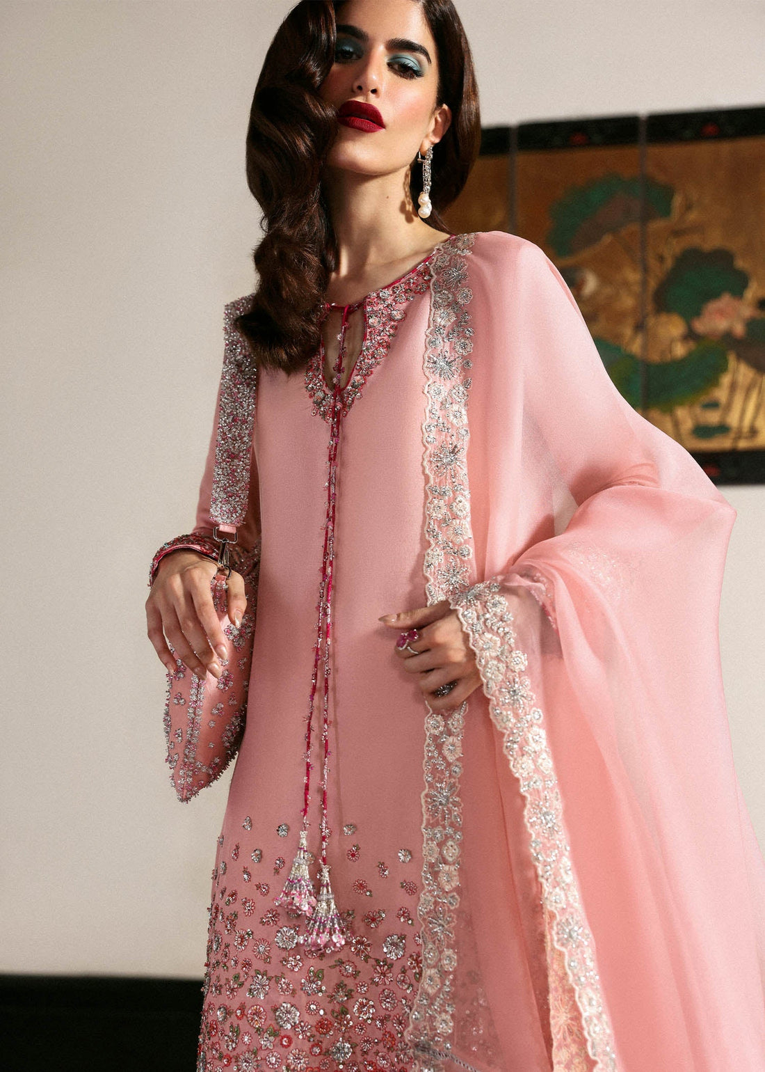 Hussain Rehar I The Scent Luxury Pret 25 I Evara - by Libasekhas UK - Registered Vendor of : Hussain Rehar - 100% Original Designer Dress