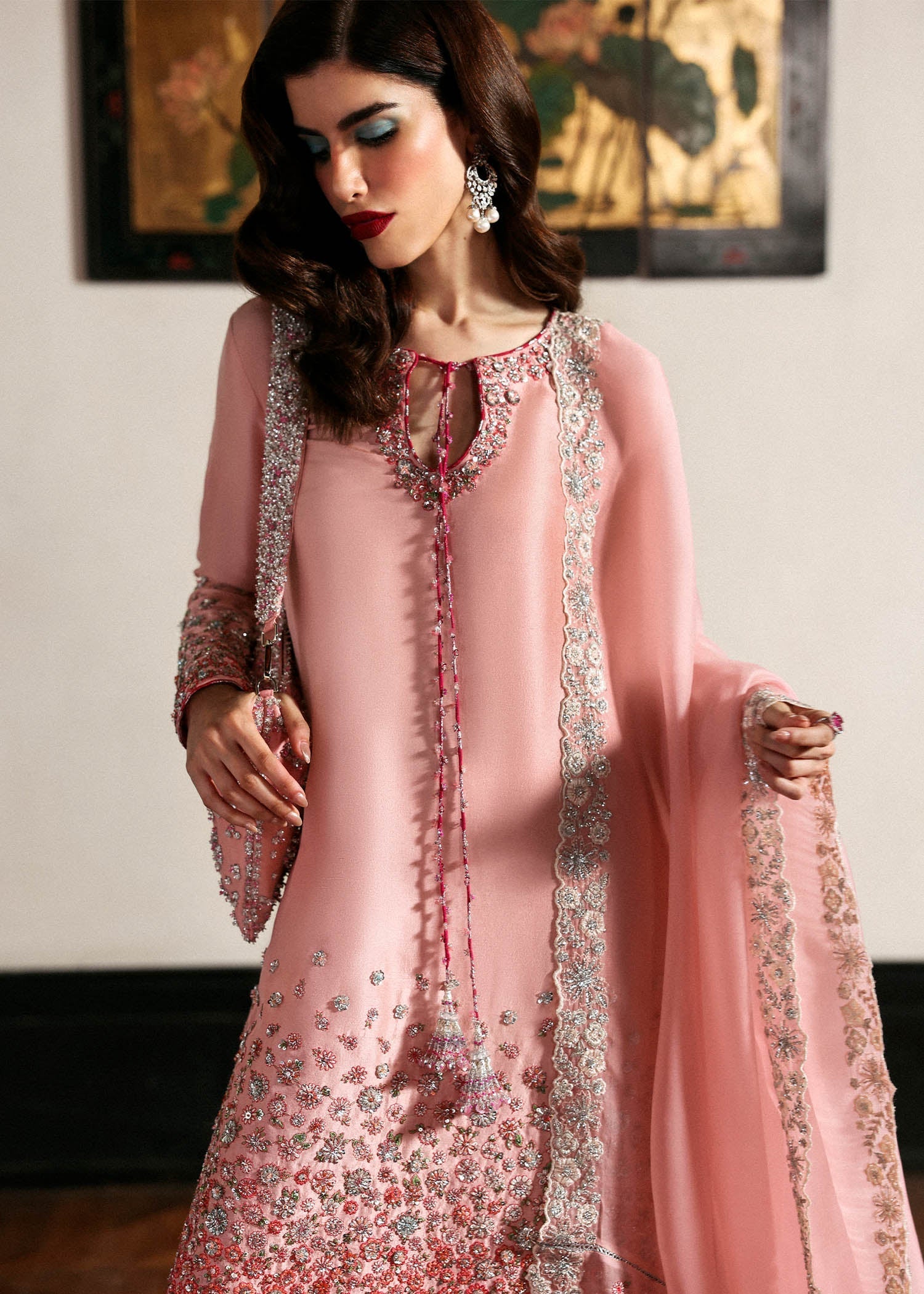 Hussain Rehar I The Scent Luxury Pret 25 I Evara - by Libasekhas UK - Registered Vendor of : Hussain Rehar - 100% Original Designer Dress