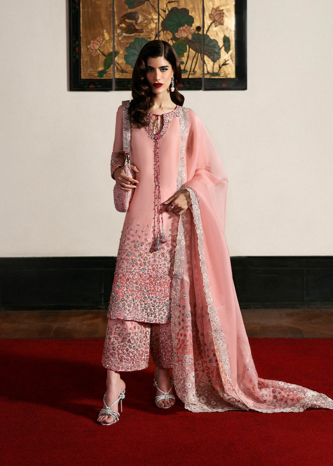 Hussain Rehar I The Scent Luxury Pret 25 I Evara - by Libasekhas UK - Registered Vendor of : Hussain Rehar - 100% Original Designer Dress