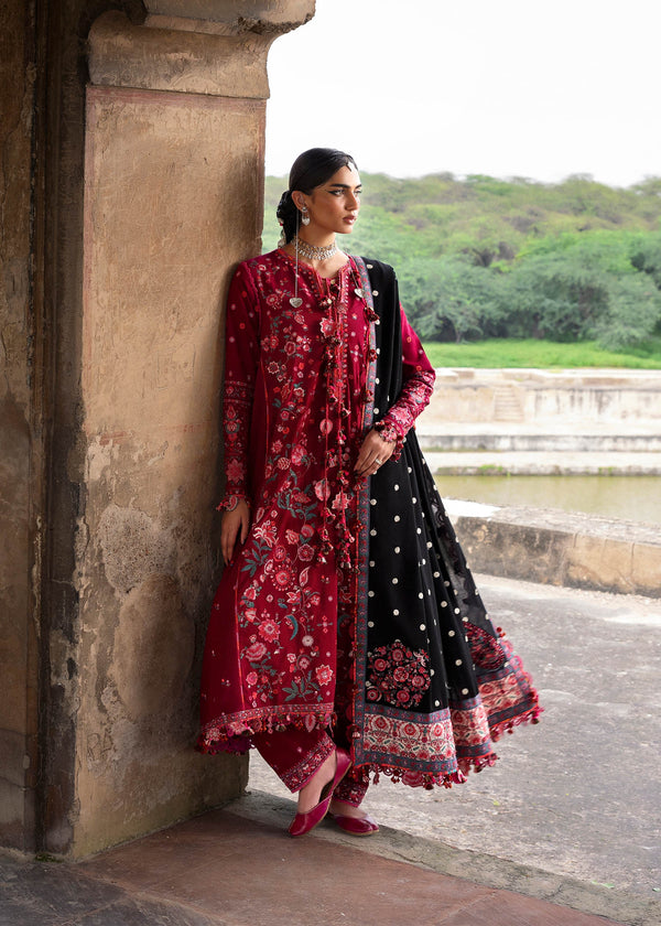 Hussain Rehar | Karandi 25 | Pankhuri - by Libasekhas UK - Registered Vendor of : Hussain Rehar - 100% Original Designer Dress