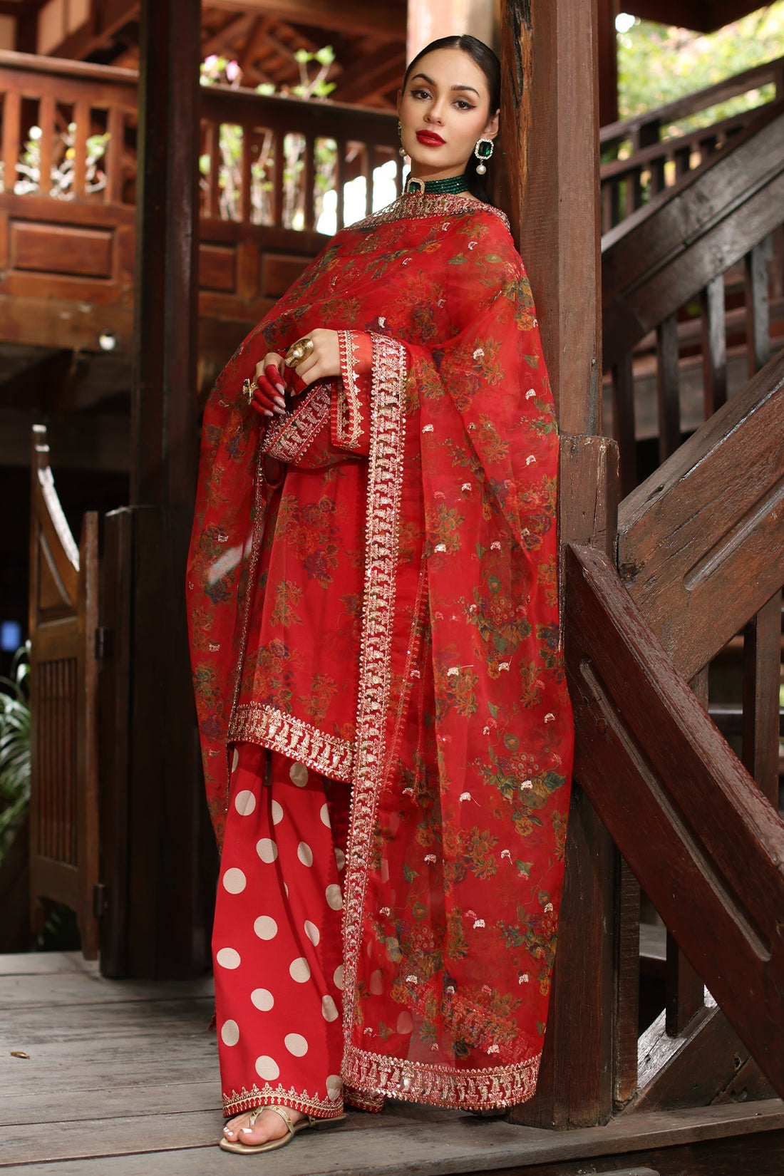 Charizma | Festive Pret | CMA-5-37 O - by Libasekhas UK - Registered Vendor of : Charizma - 100% Original Designer Dress