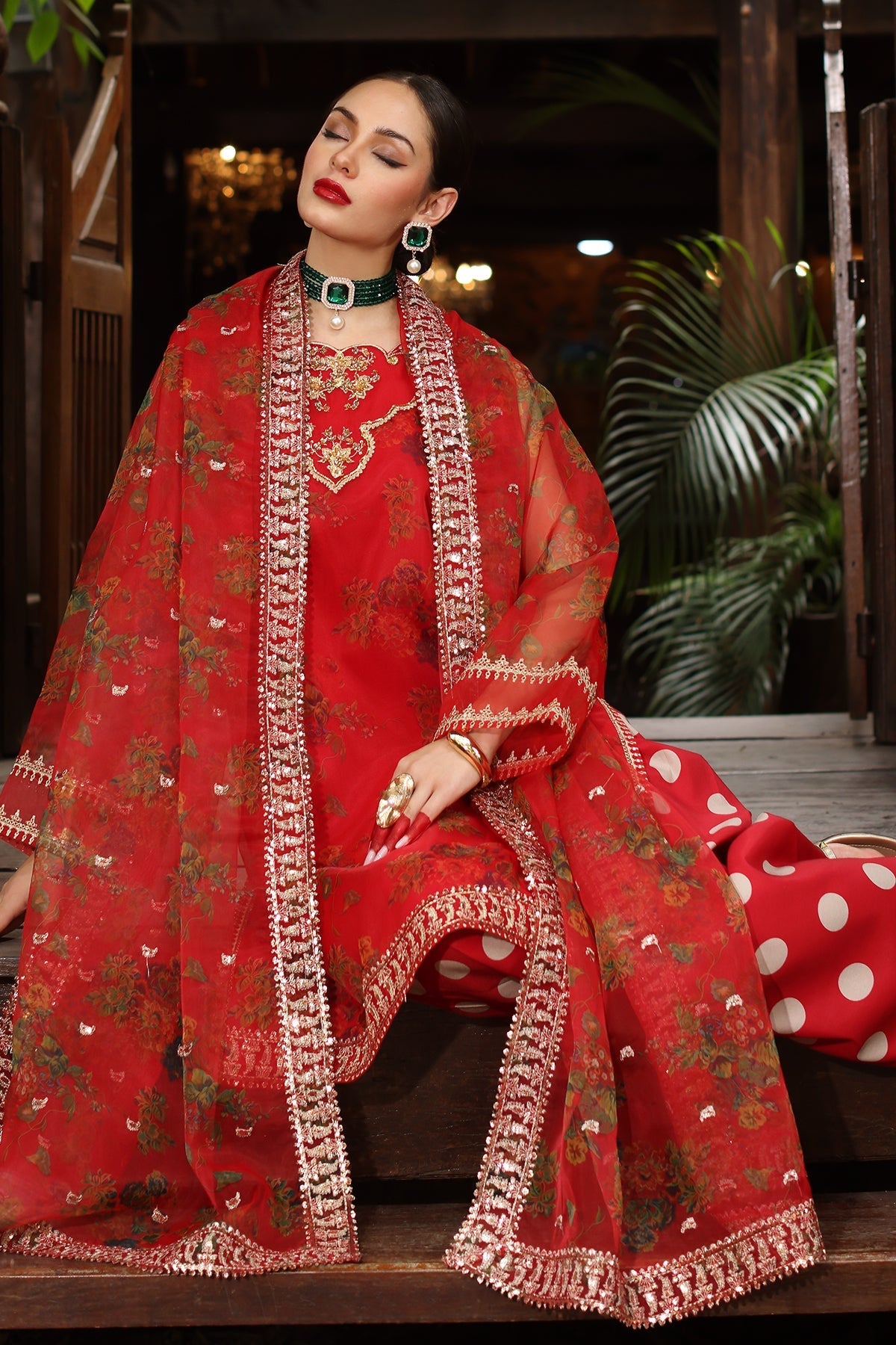 Charizma | Festive Pret | CMA-5-37 - by - Libasekhas UK - Registered Vendor of : Charizma - 100% Original Designer Dresss