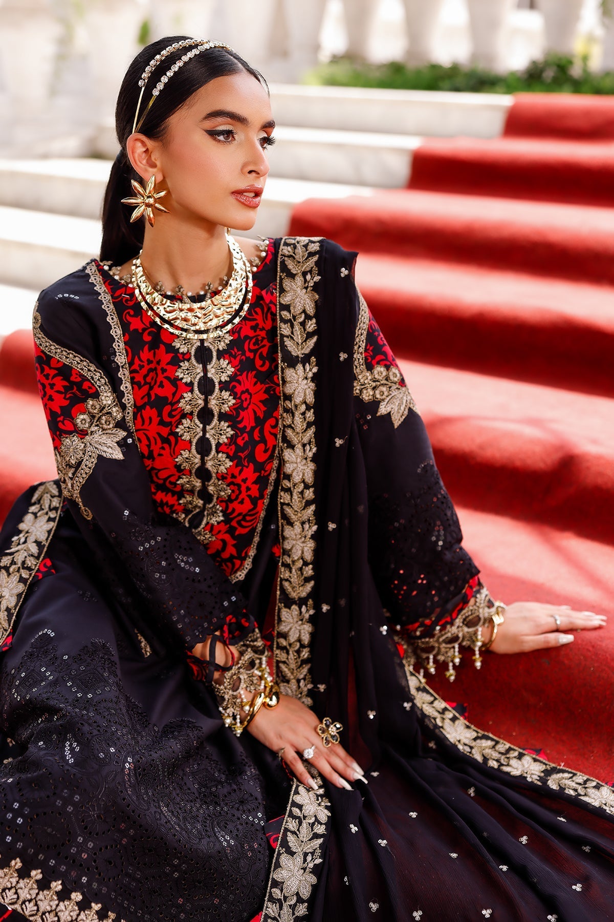 Charizma | Tabeer Lawn Vol 25 | CT5-09 - by - Libasekhas UK - Registered Vendor of : Charizma - 100% Original Designer Dresss