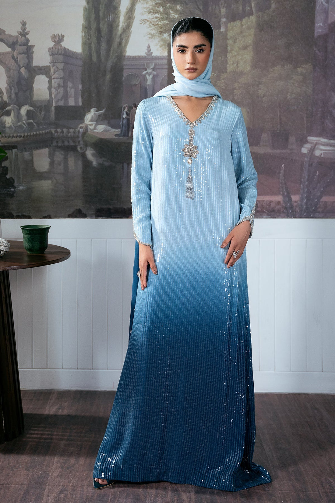Mina Kashif | Loona Luxe Formals | Elara - by Libasekhas - Registered Vendor of : Mina Kashif - 100% Original Designer Dress