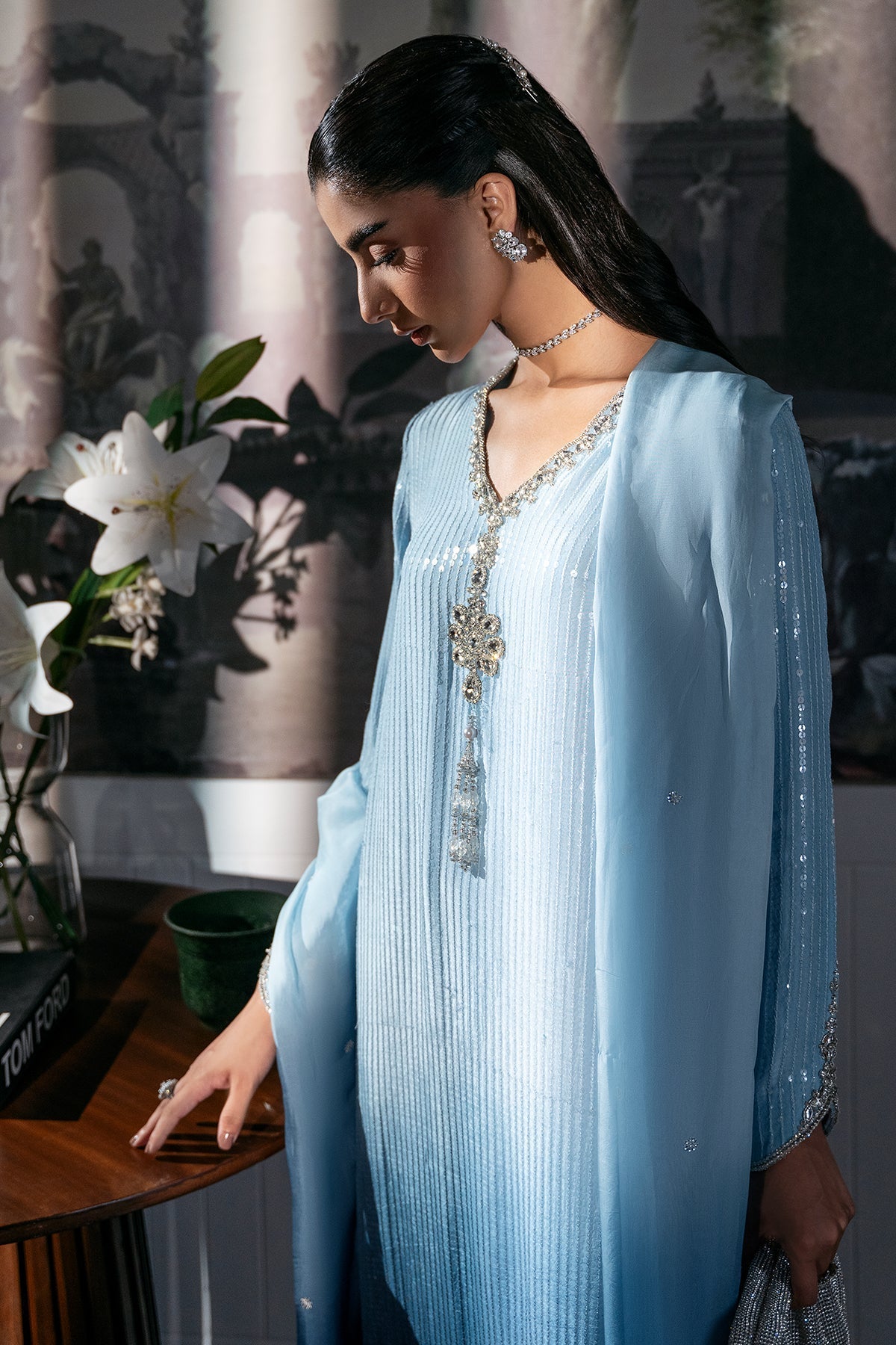 Mina Kashif | Loona Luxe Formals | Elara - by Libasekhas - Registered Vendor of : Mina Kashif - 100% Original Designer Dress
