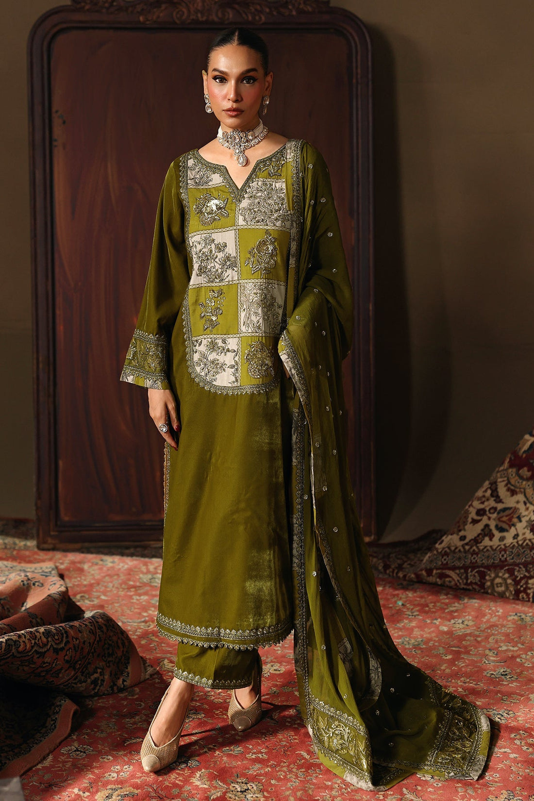 Charizma | Signora Velvet 25 | CVT5-02 - by Libasekhas UK - Registered Vendor of : Charizma - 100% Original Designer Dress
