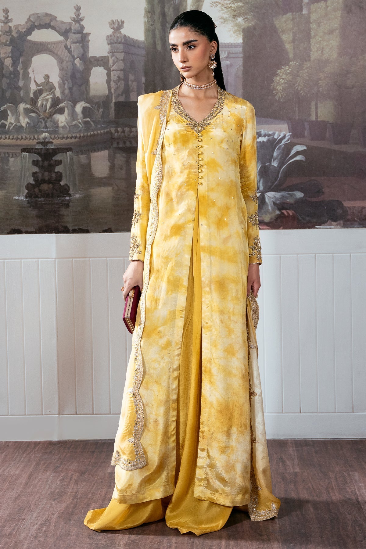 Mina Kashif | Loona Luxe Formals |Zareen - by Libasekhas - Registered Vendor of : Mina Kashif - 100% Original Designer Dress