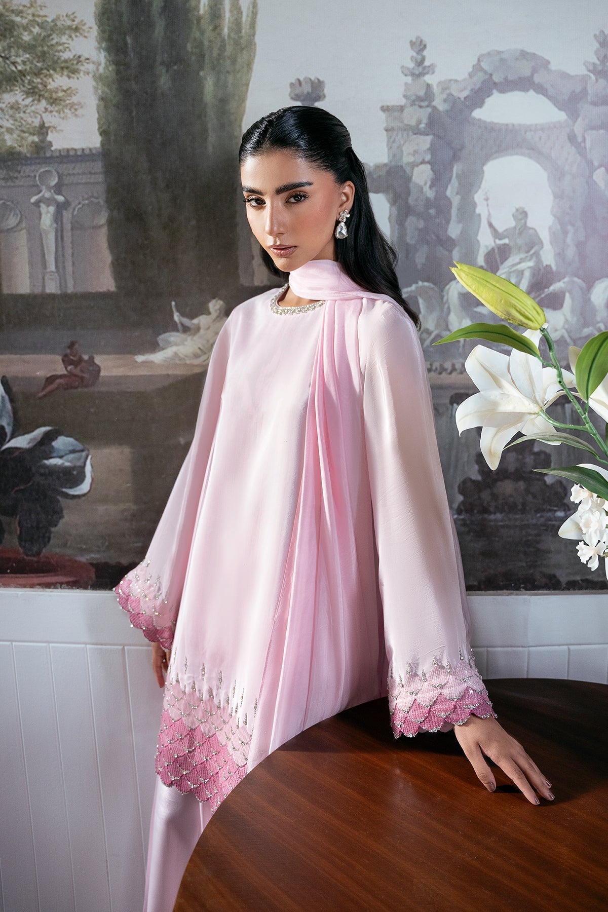 Mina Kashif | Loona Luxe Formals | Aurel - by Libasekhas - Registered Vendor of : Mina Kashif - 100% Original Designer Dress