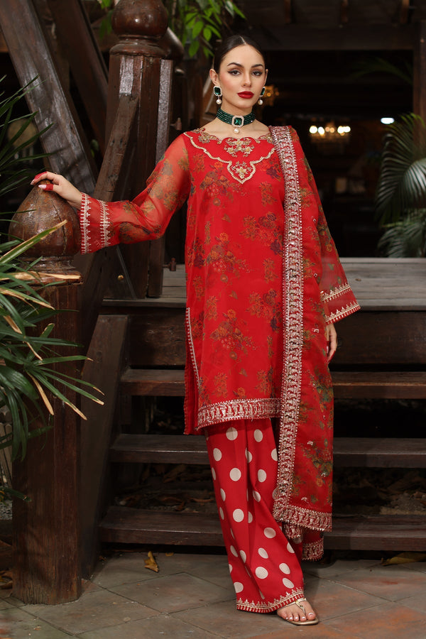 Charizma | Festive Pret | CMA-5-37 O - by Libasekhas UK - Registered Vendor of : Charizma - 100% Original Designer Dress
