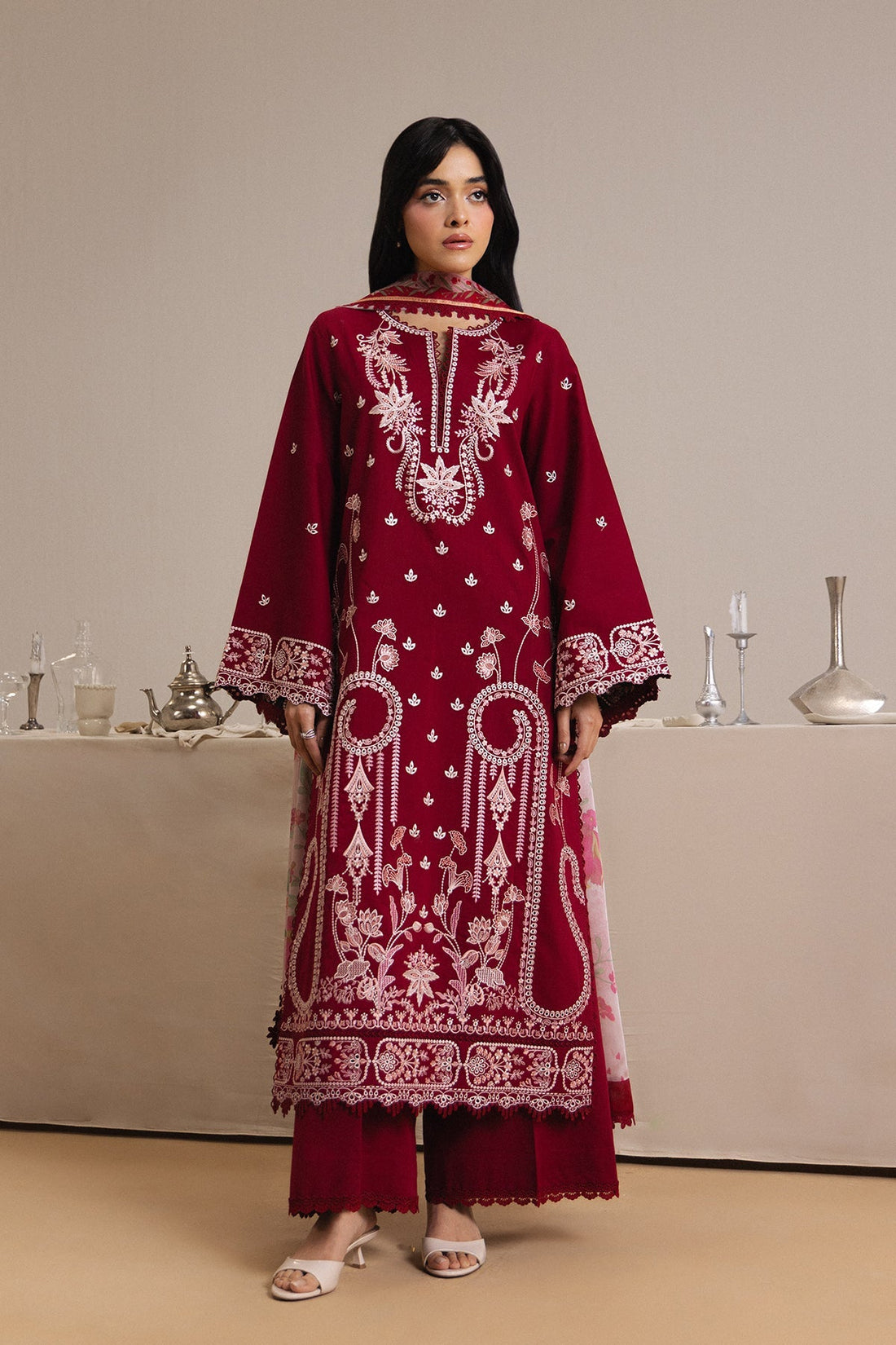 Afrozeh | Basic Pret 26 RTW | LUNE - by Libasekhas UK - Registered Vendor of : Afrozeh - 100% Original Designer Dress