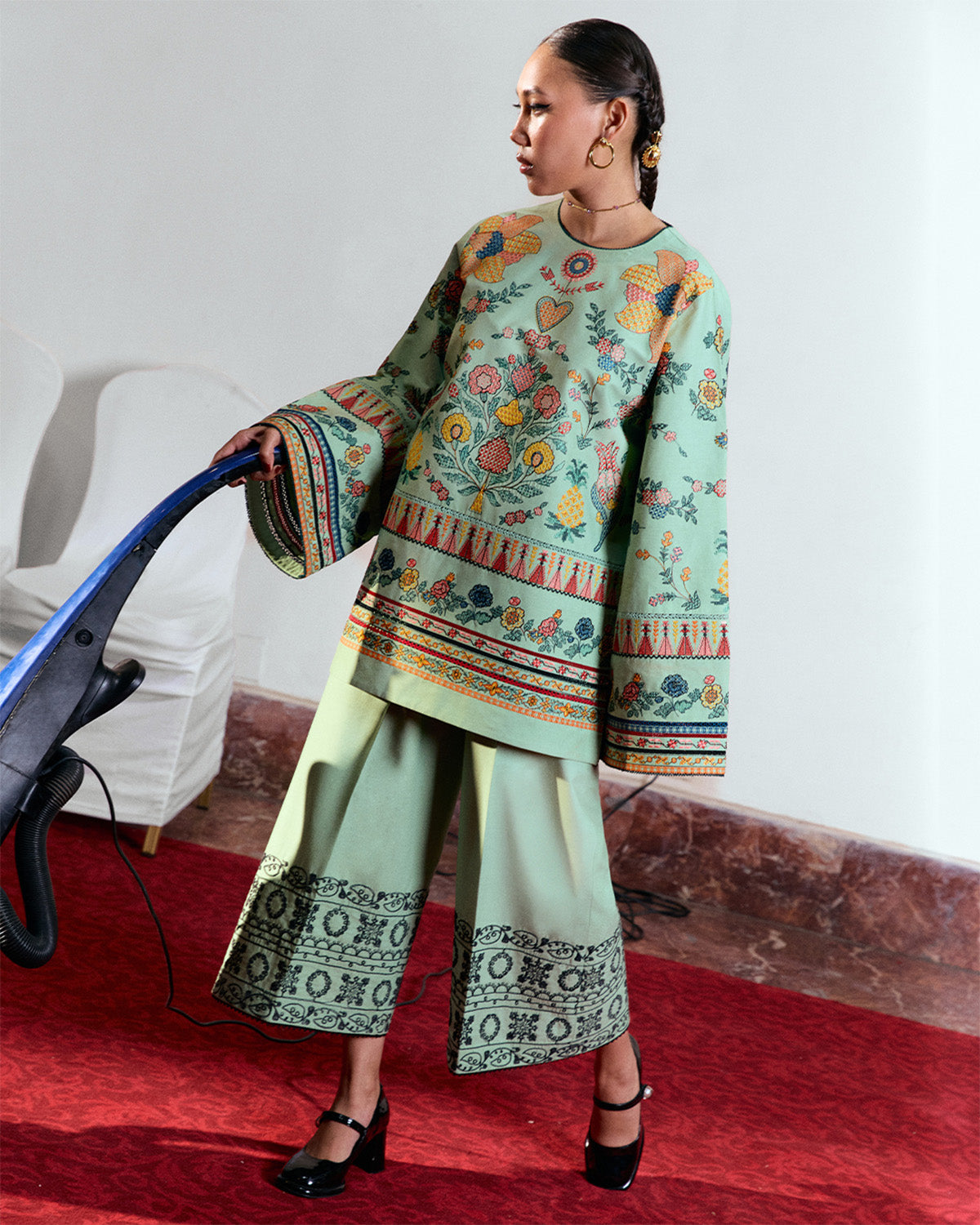 Jugnu | Summer Pret 25 | Dina - by Libasekhas UK - Registered Vendor of : Jugnu - 100% Original Designer Dress