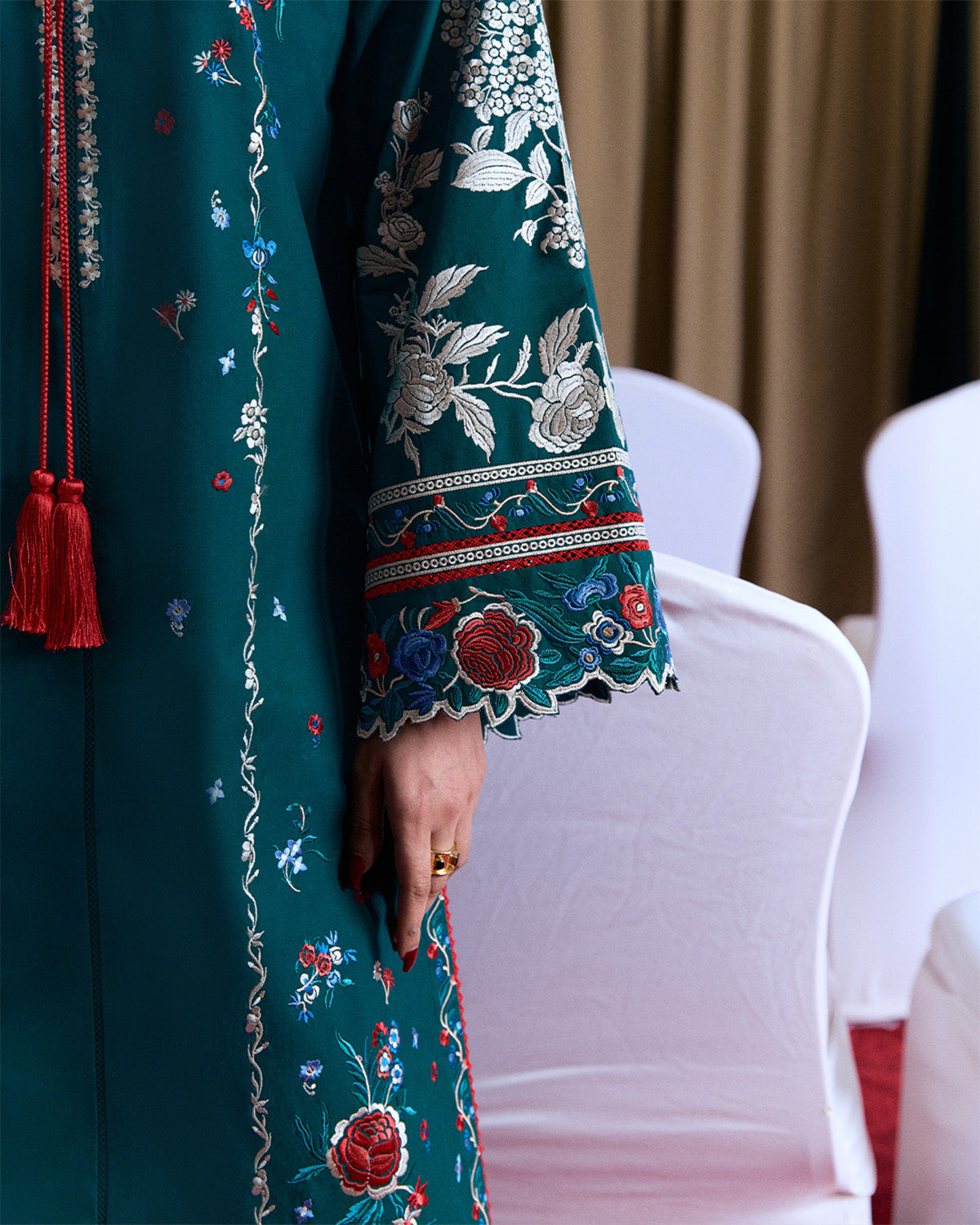 Jugnu | Summer Pret 25 | Tanav - by Libasekhas UK - Registered Vendor of : Jugnu - 100% Original Designer Dress